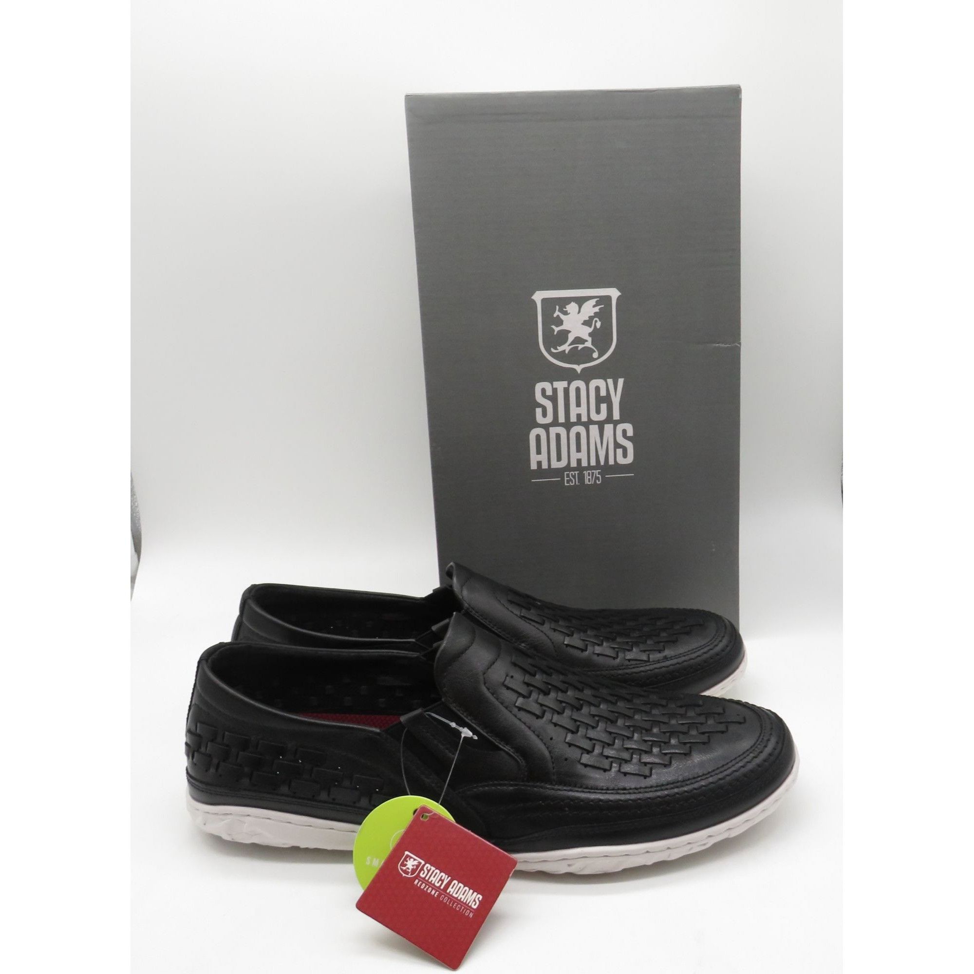 Stacy Adams Stacy Adams Men's Ithaca Black Slip-On Shoes 11.5 Woven Uppe Size US 11.5 / EU 44-45 - 1 Thumbnail