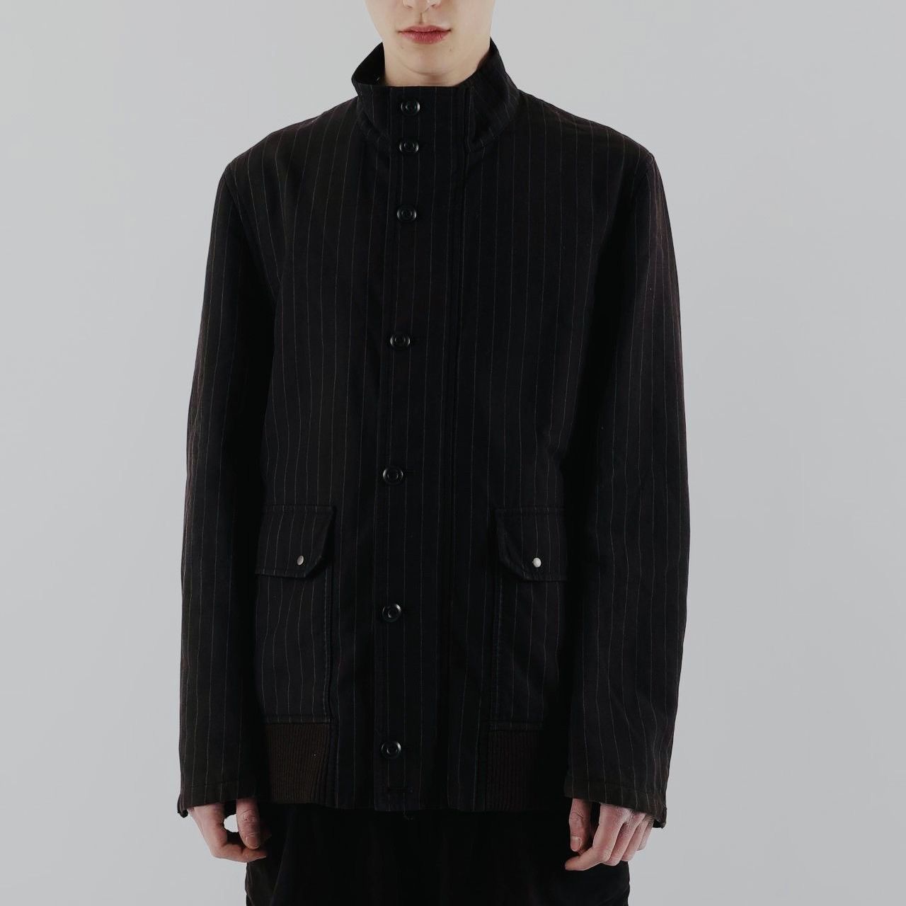 Japanese Brand × Le Grande Bleu (L.G.B.) × PPFM PPFM Zipper Jacket Casual Line Stripe Size US L / EU 52-54 / 3 - 1 Thumbnail