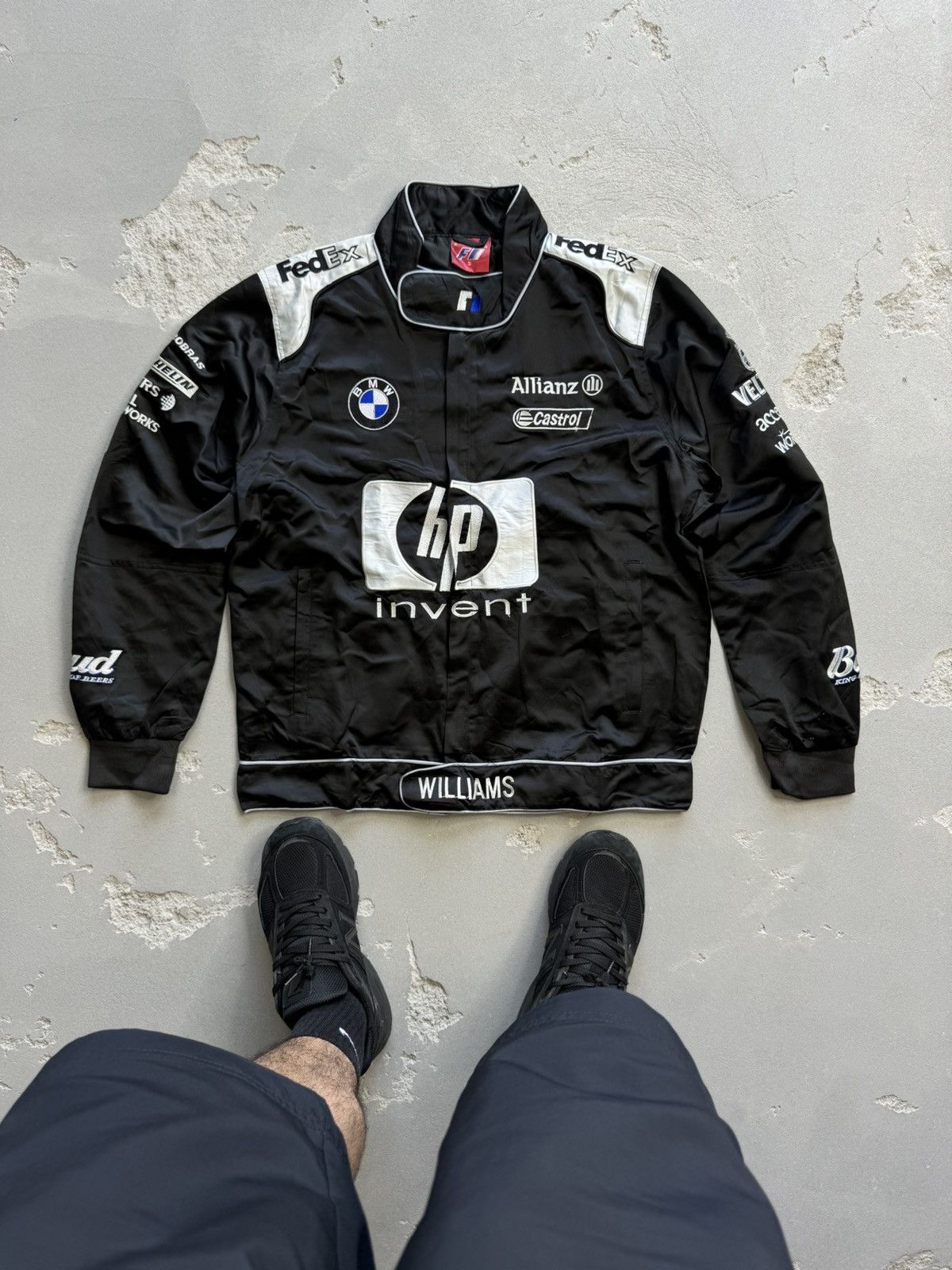 BMW Vintage Y2k BMW F1 Light Racing Jacket Rare Hype Formula Uno Size US S / EU 44-46 / 1 - 1 Thumbnail