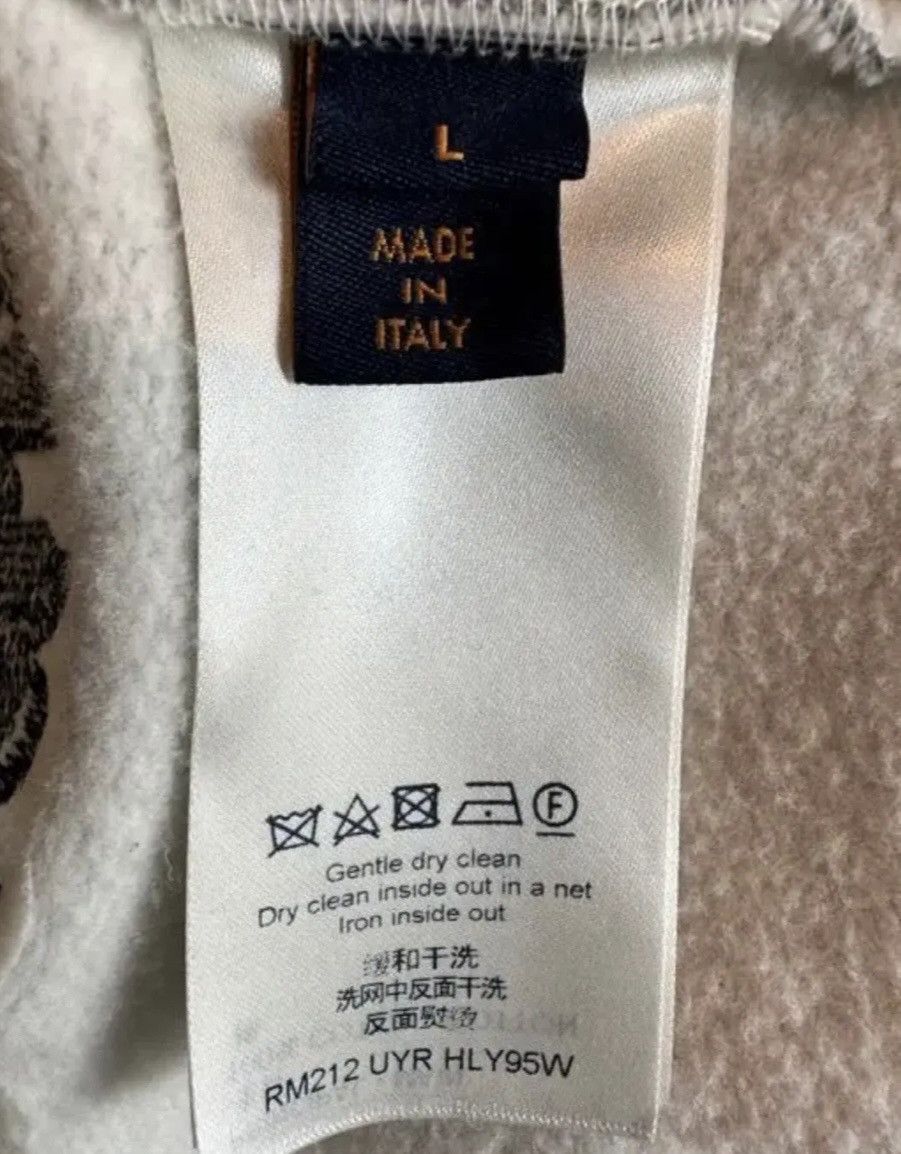 Louis Vuitton × Virgil Abloh Louis Vuitton 21AW Grey Tourist Vs Purist Tuffetage Hoodie Size US L / EU 52-54 / 3 - 6 Thumbnail
