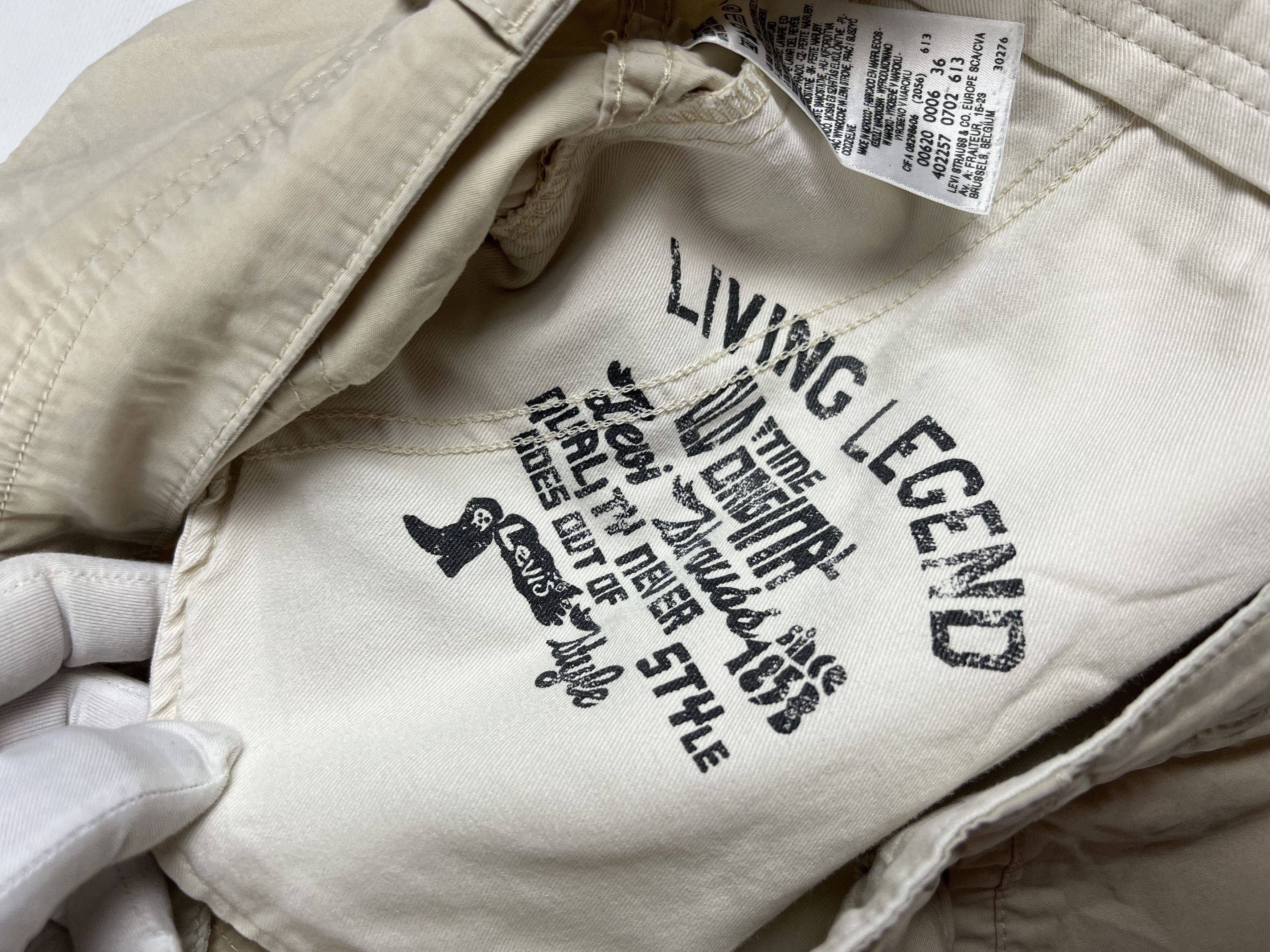Levi's × Levi's Vintage Clothing × Vintage Levis Levi's Cargo Shorts 36 Size US 36 / EU 52 - 5 Thumbnail