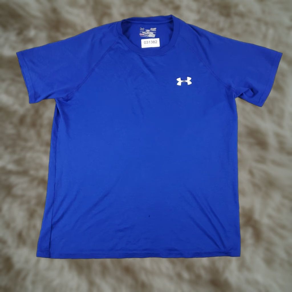 Under Armour Under Armour T Shirt Mens Size Small Blue Active Gym Work Out Short Sleeve Size US S / EU 44-46 / 1 - 1 Thumbnail