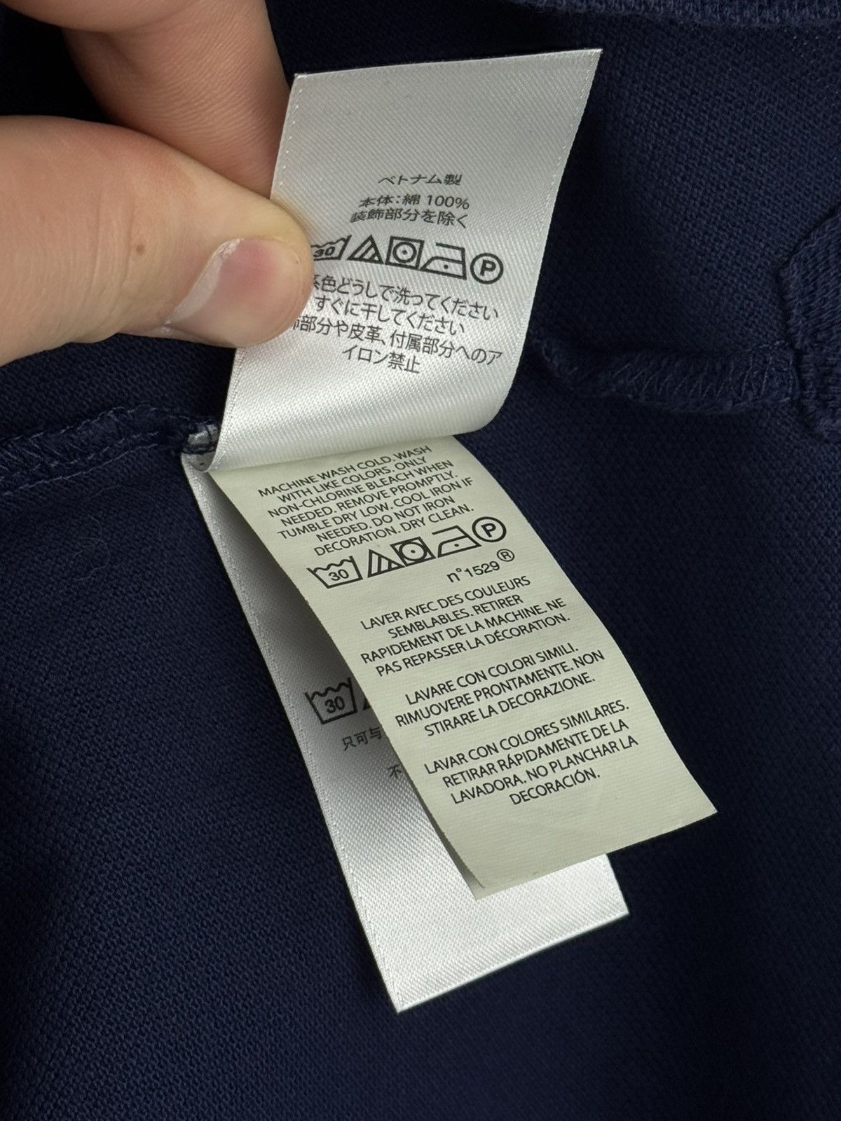Polo Ralph Lauren Polo Ralph Lauren Polo Bear Custom Slim Fit Polo Shirt Navy Size US L / EU 52-54 / 3 - 7 Thumbnail