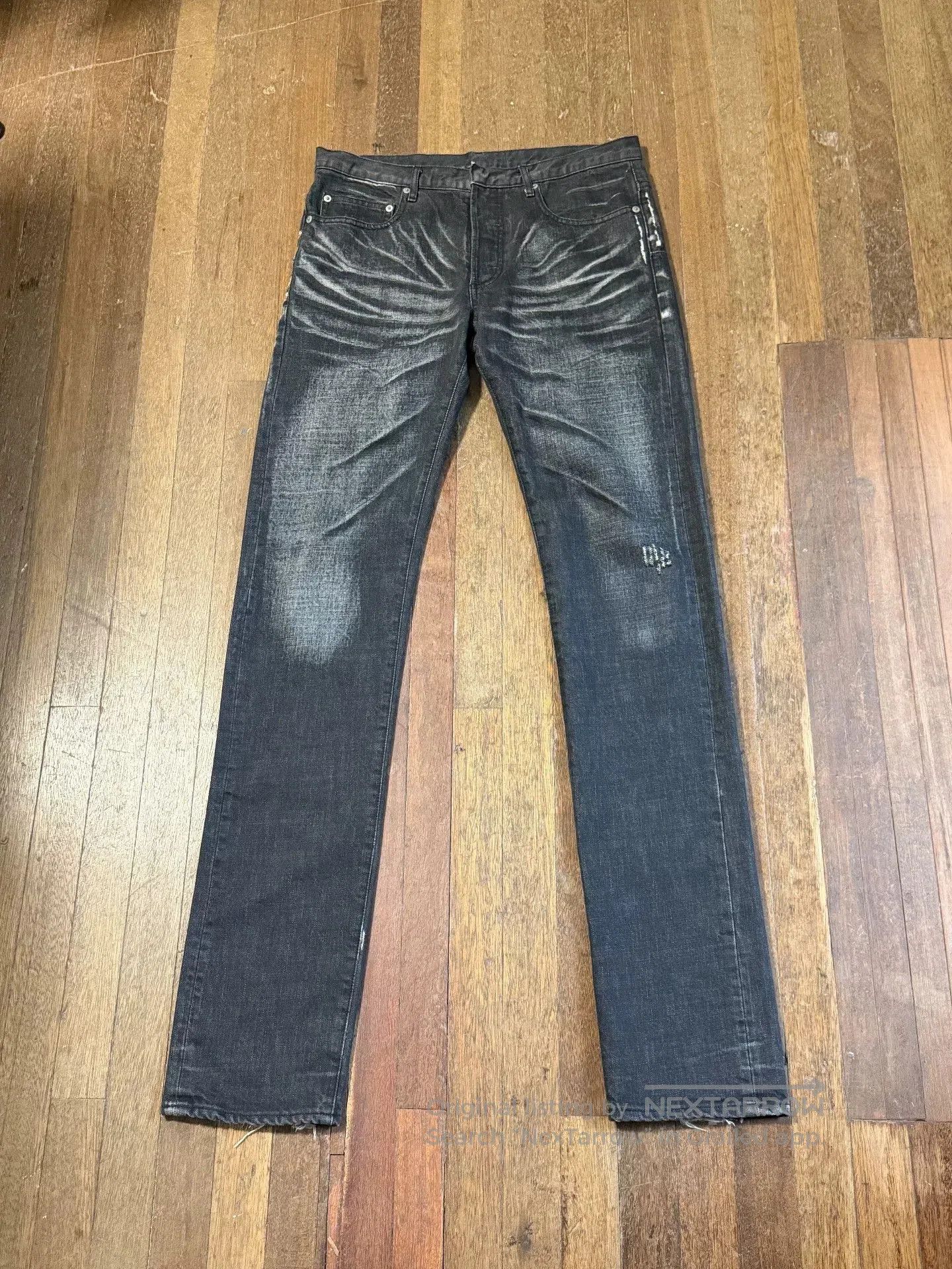 Dior dior homme black cotton denim pants. Size US 29 - 2 Thumbnail