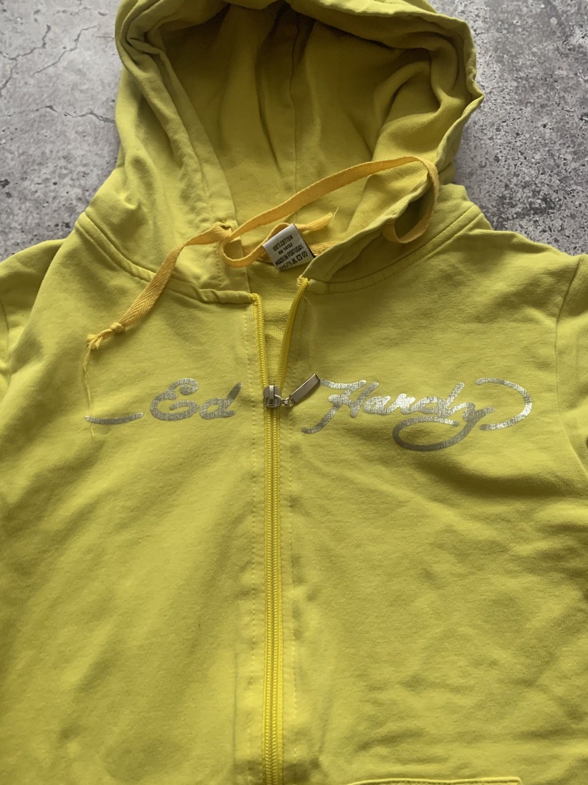 Ed Hardy 🔥ED HARDY Y2K ZIP UP HOODIE Size S / US 4 / IT 40 - 9 Thumbnail