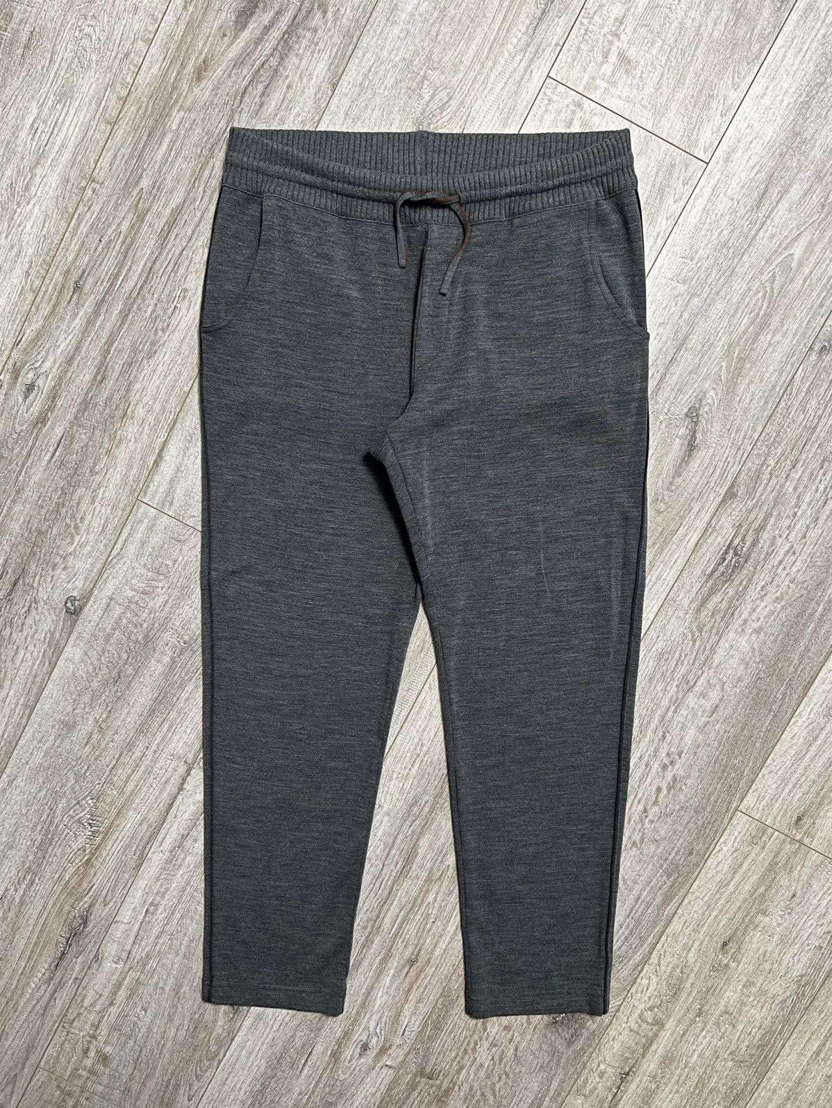 Loro Piana LORO PIANA Sweatsuit Virgin Wool Track Hoodie/Pants Size US L / EU 52-54 / 3 - 16 Thumbnail