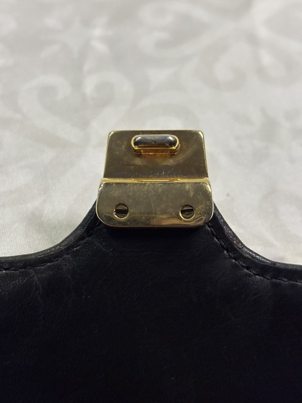 Longchamp (Rare) Longchamp Leather 2 Way W/Lock Key and Green Card Size ONE SIZE - 12 Thumbnail