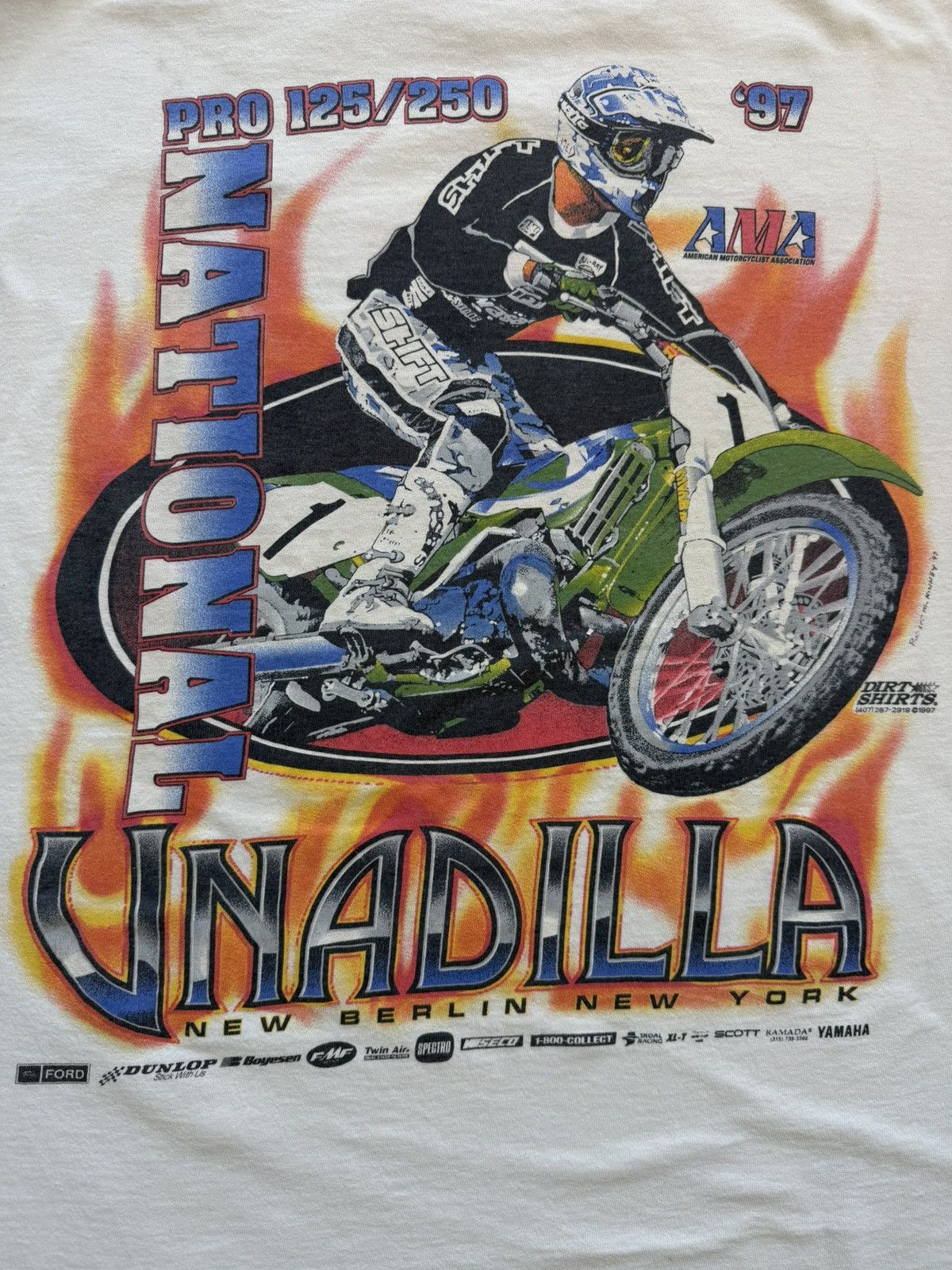 Delta Vintage ‘97 Unadilla AMA Pro Motocross National Shirt Size US L / EU 52-54 / 3 - 8 Thumbnail