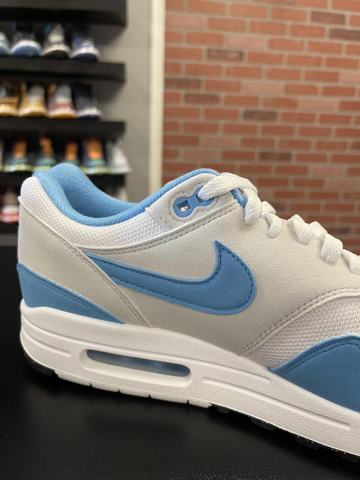 Nike Size 10 - Nike Air Max 1 Shoes 'White University Blue' Size US 10 / EU 43 - 8 Thumbnail