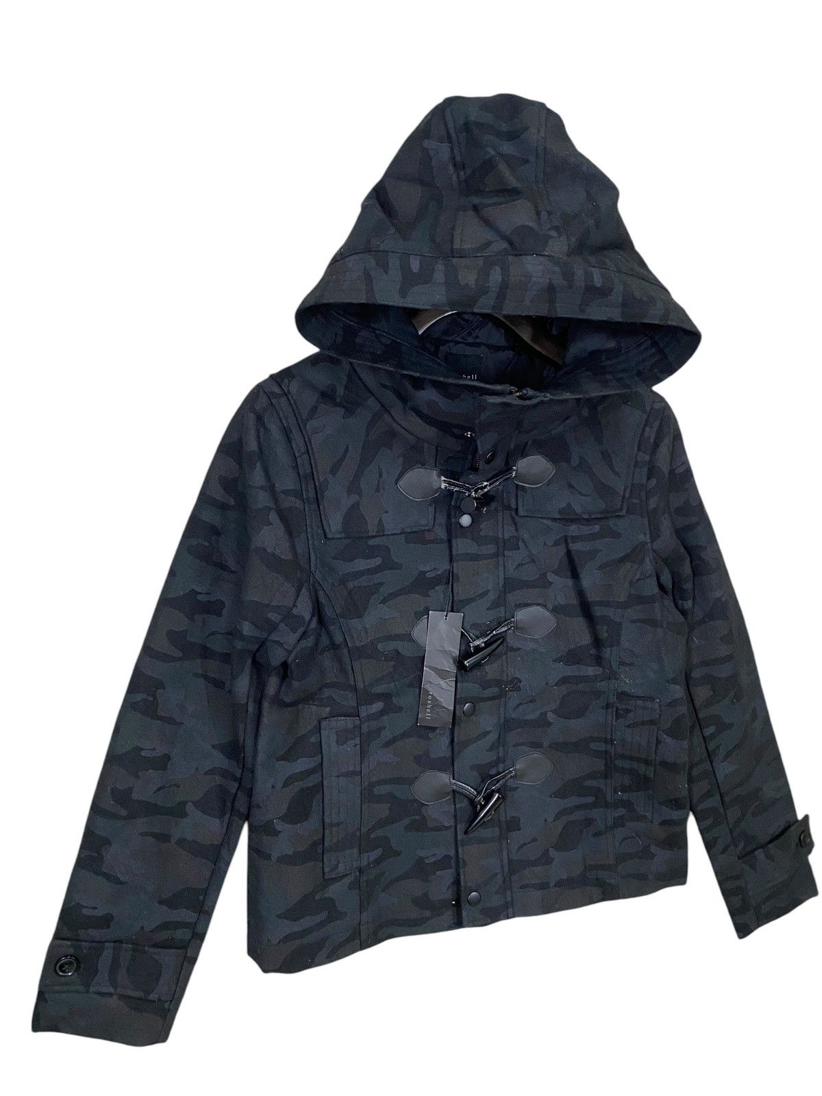 If Six Was Nine Steampunk Roshell black camo wool jacket Size US M / EU 48-50 / 2 - 2 Thumbnail