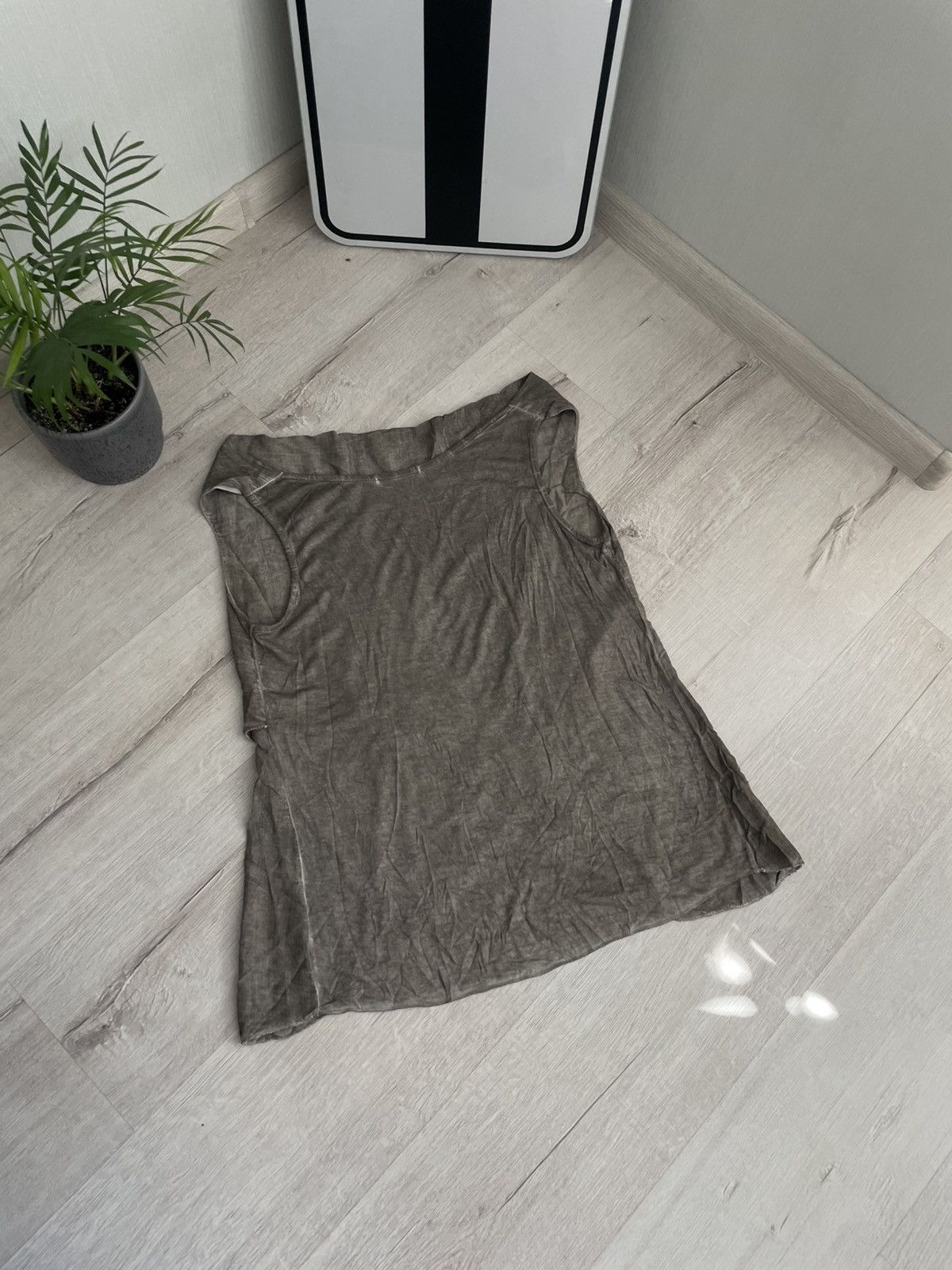20471120 × If Six Was Nine Vintage Abstract Viscose Tank Top Y2k 2000s Cyber Punk Size M / US 6-8 / IT 42-44 - 8 Thumbnail