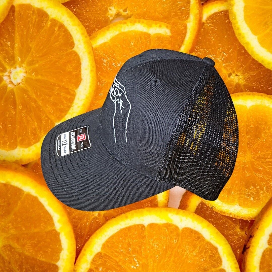 Richardson Richardson 112 Trucker Hat Adjustable Snapback Cap Ozone Bla Size ONE SIZE - 5 Thumbnail