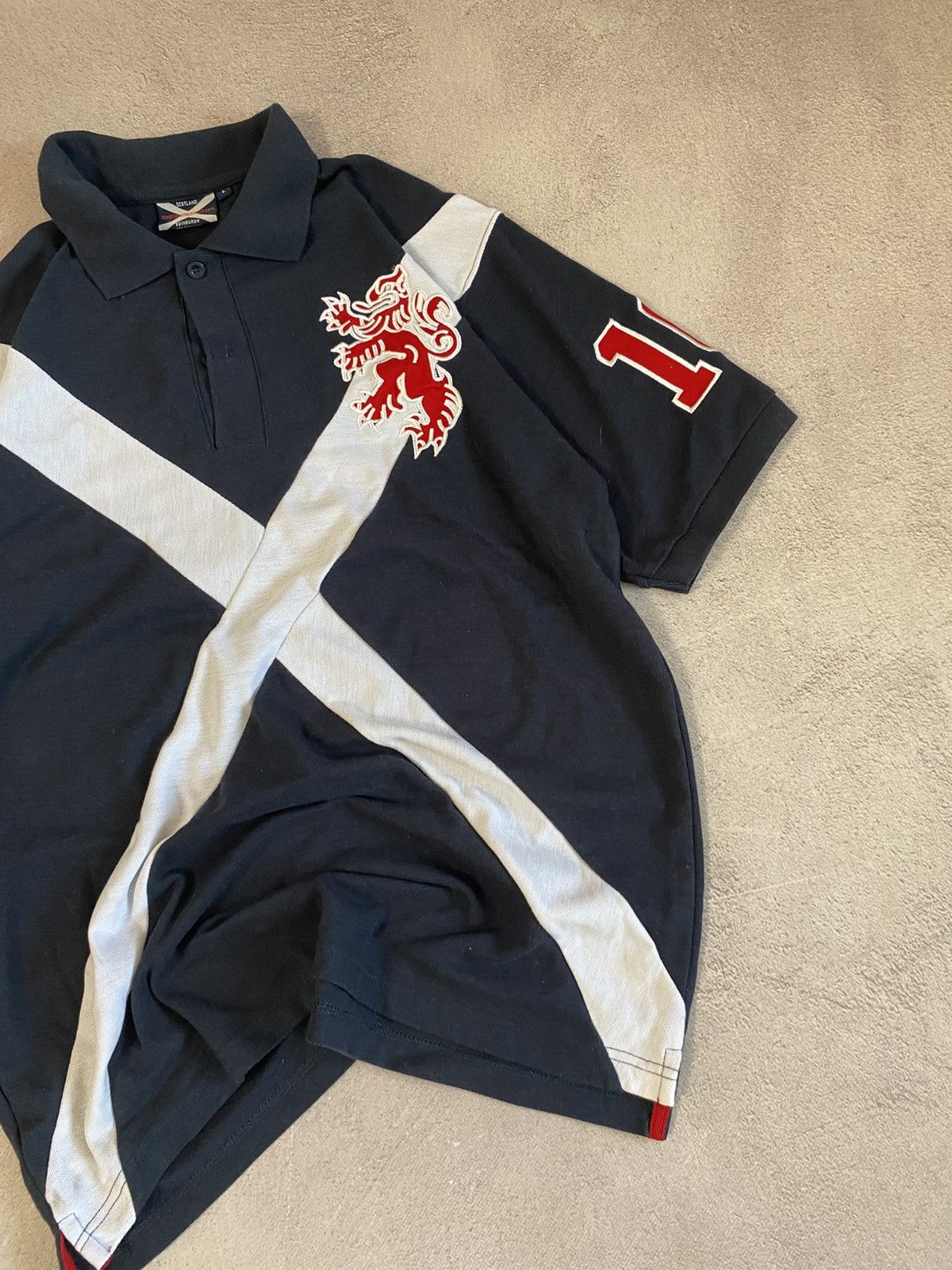 Vintage Polo Ralph Lauren Style Scotland rugby polo jersey Size US L / EU 52-54 / 3 - 3 Thumbnail