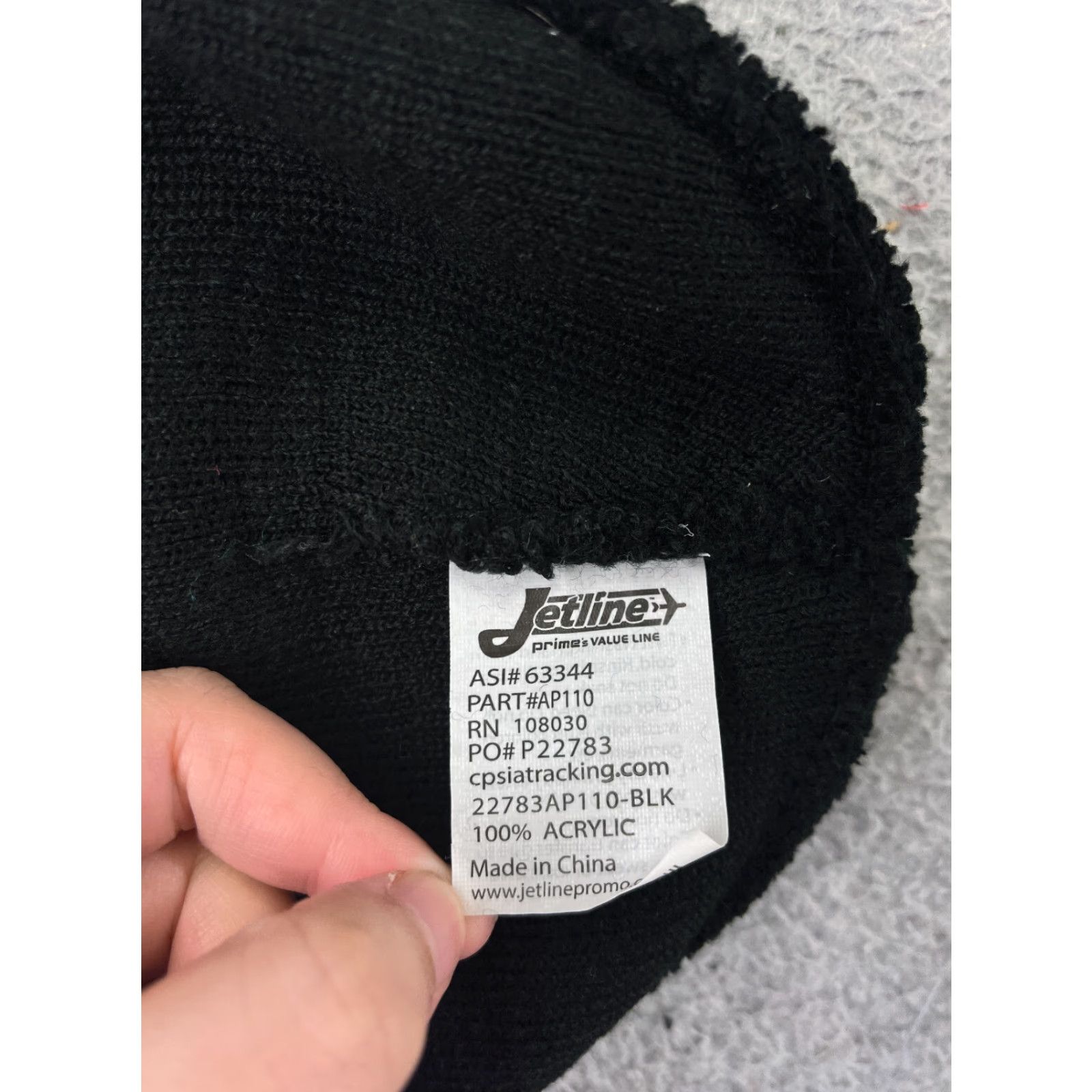 Vintage #Tooeletech College Beanie Toque Adult One Size Black Knit 100% Acrylic School Size ONE SIZE - 6 Thumbnail