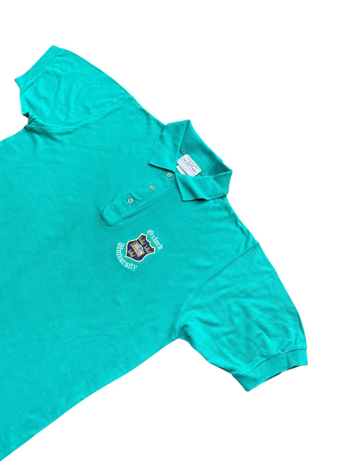 Oxxford Clothes Vintage Oxford University Polo Tshirt Size US L / EU 52-54 / 3 - 2 Thumbnail