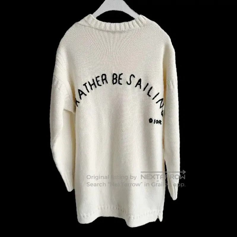 Dior Dior Winter White Wool Sweater for Women . Size M / US 6-8 / IT 42-44 - 1 Thumbnail