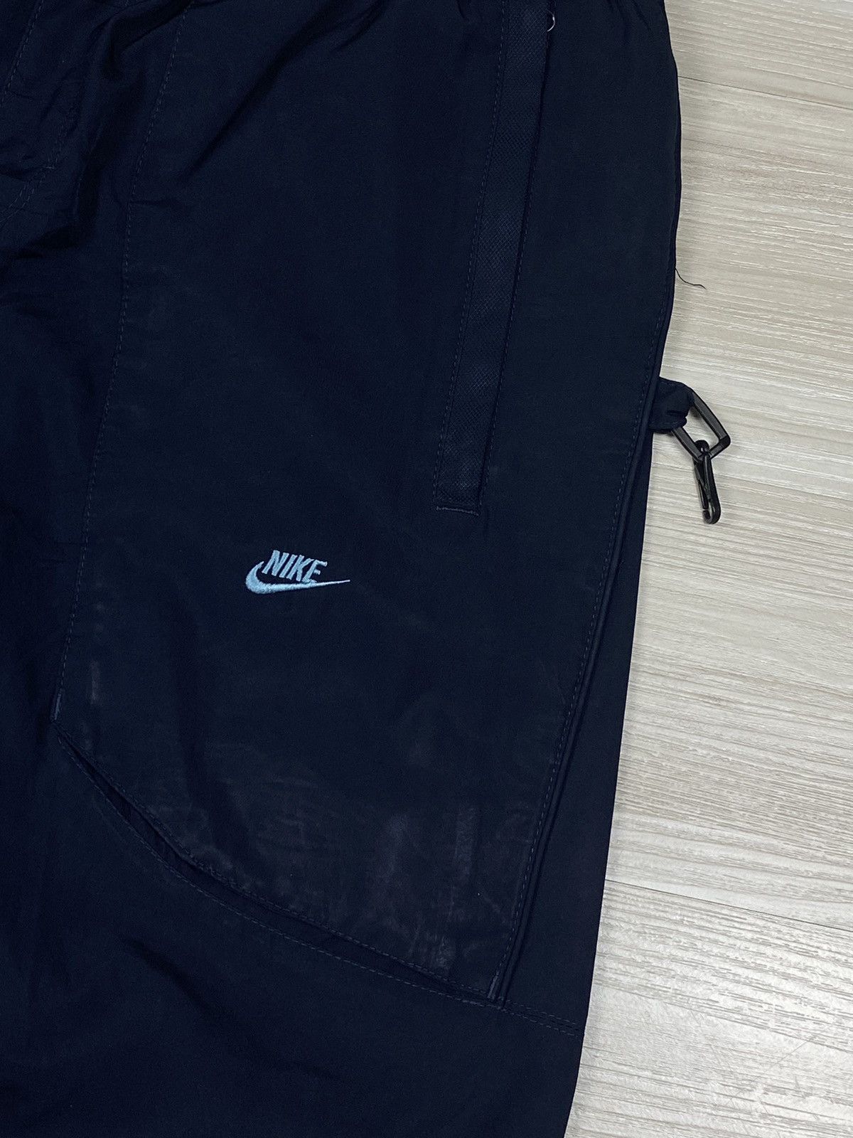 Nike × Vintage Nike Air swoosh Nylon Track Pants Drill Vintage Size US 32 / EU 48 - 7 Thumbnail