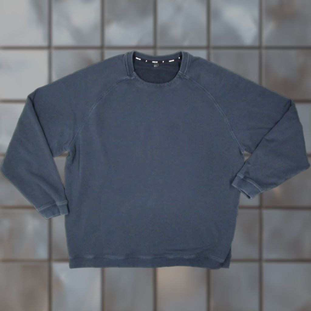 Vintage PUBLIC Rec Sweatshirt Men Blue 2XL XXL Fleece Pullover Long Sleeve Crew Neck Cotton Polyester Pima Blend All Seasons Classic Design Size US XXL / EU 58 / 5 - 1 Thumbnail