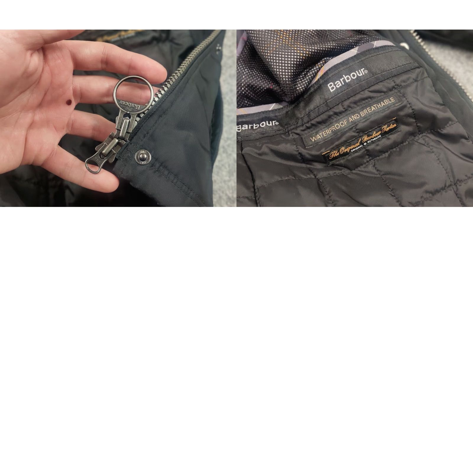 Barbour Barbour Barbour International Outlaw waterproof Zip Fur Hooded Black Parka Jacket Parade Women M Black Parka Parka Womens Size M / US 6-8 / IT 42-44 - 11 Thumbnail