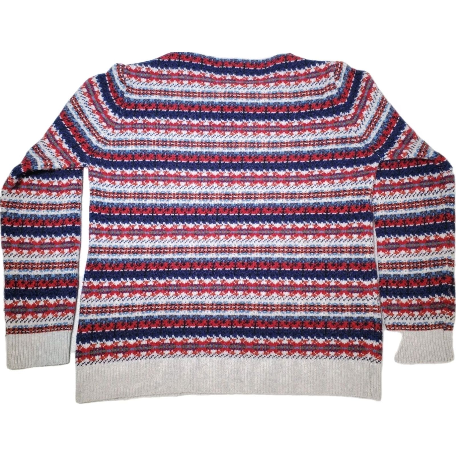 Barbour Barbour Peak Knitted Jumper Classic Soft Wool Blend Fair Isle Sweater Womens M Size M / US 6-8 / IT 42-44 - 2 Thumbnail