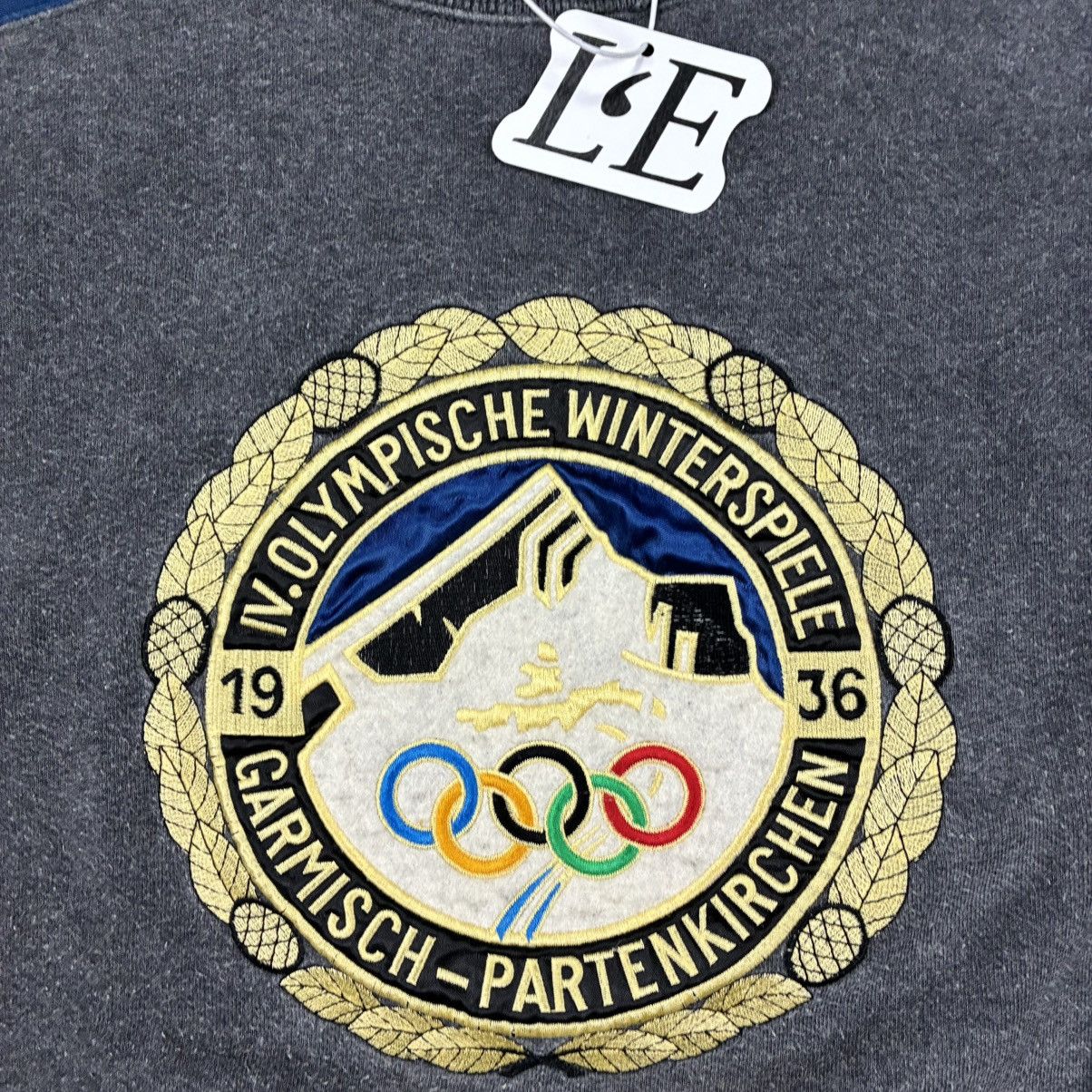 Adidas Mens Vintage Sweatshirt Adidas Olympic Games Size M-L Size US M / EU 48-50 / 2 - 3 Thumbnail