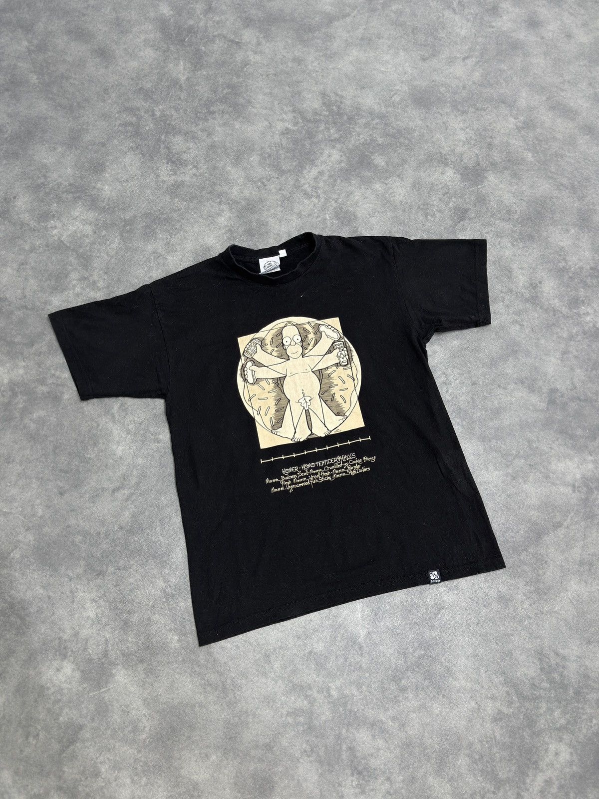 The Simpsons The Simpsons Homer Vitruvius Vintage T- Shirt Tee Size US S / EU 44-46 / 1 - 1 Thumbnail