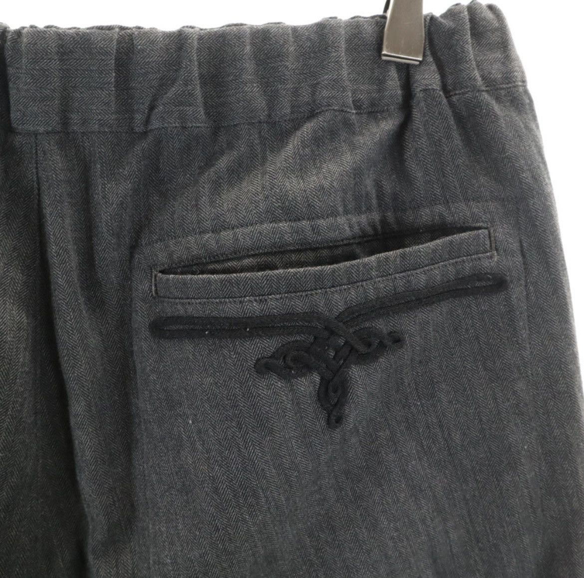 Undercover Undercoverism Made in Japan Herringbone Cropped Pants Size US 32 / EU 48 - 3 Thumbnail