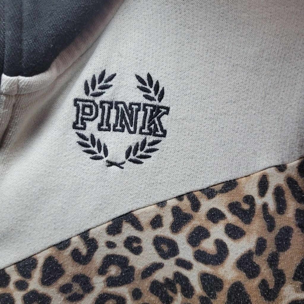 Pink PINK VS,, collared sweatshirt, 1/4zip, no pockets, nwot, S Size XS / US 0-2 / IT 36-38 - 3 Thumbnail