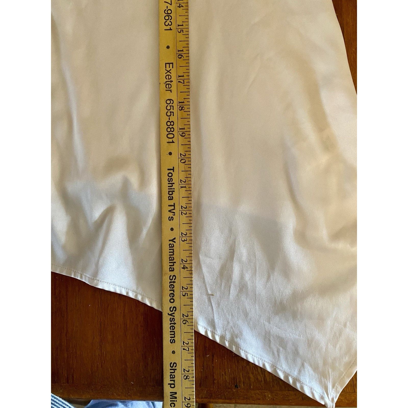 & Other Stories Women’s Shirt Daisy Fuentes XL Blouse Tab Sleeve Cream Size XL / US 12-14 / IT 48-50 - 6 Thumbnail