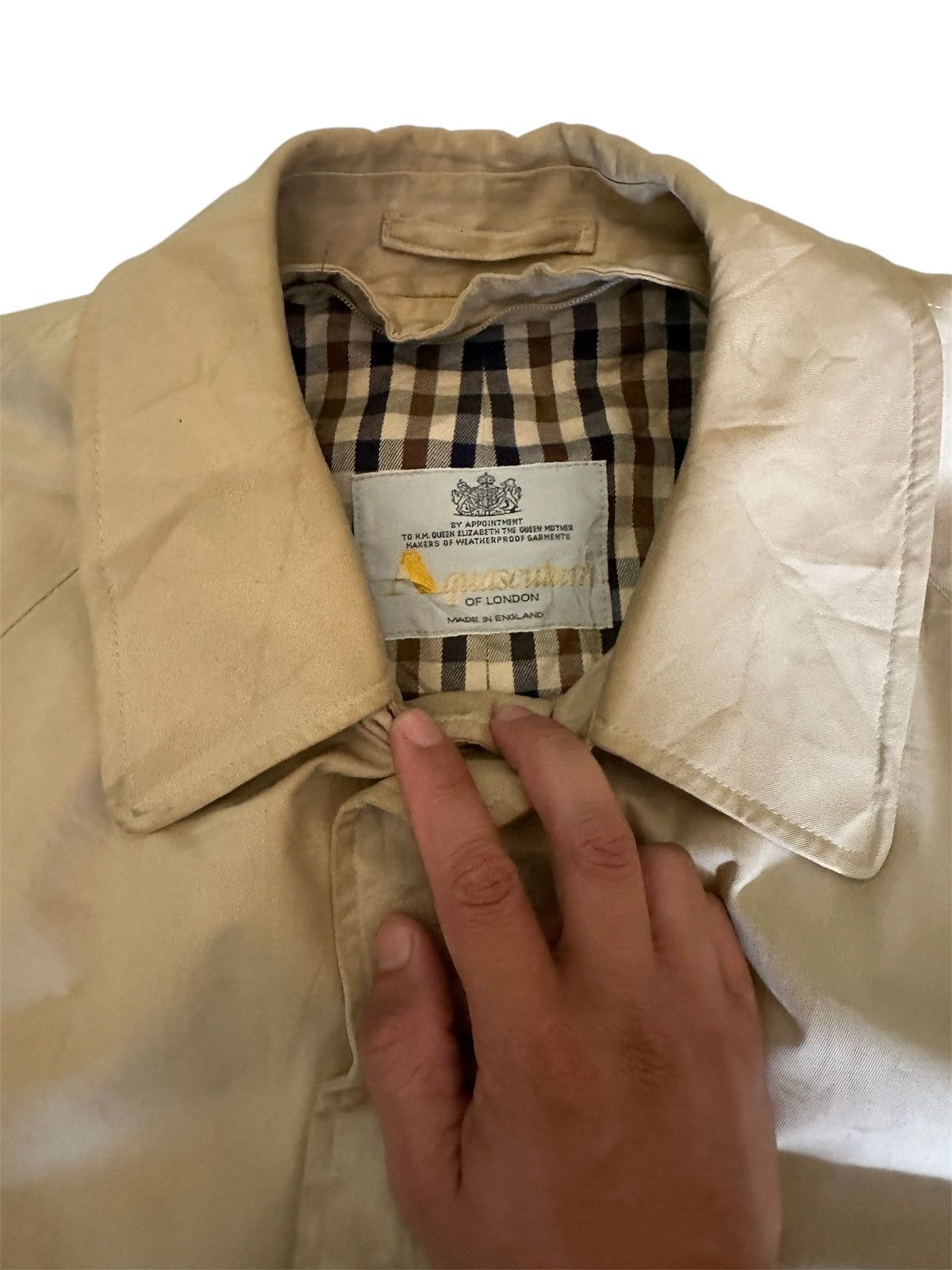 Aquascutum × Vintage Parka long sleeve made in England Size US M / EU 48-50 / 2 - 3 Thumbnail