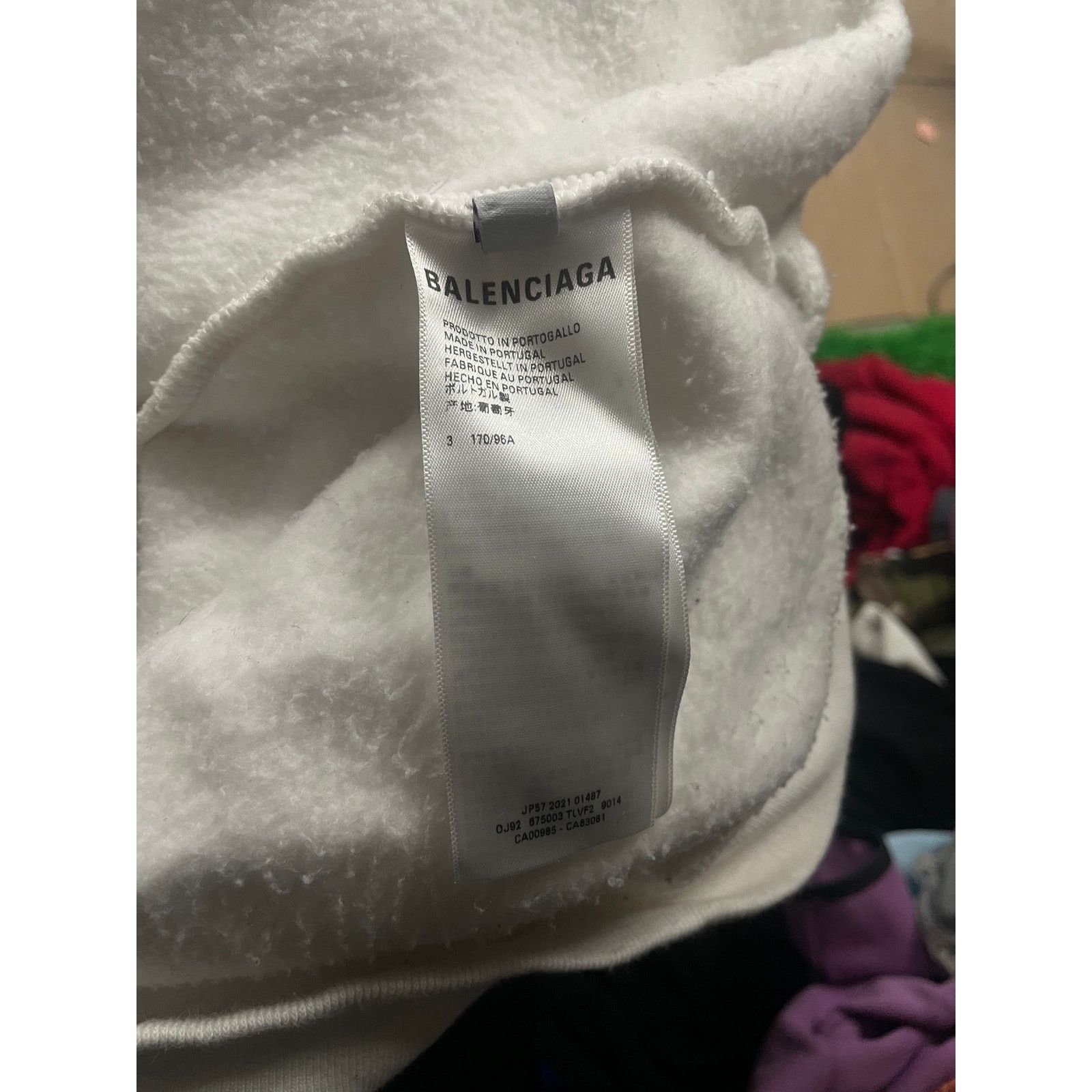 Balenciaga Balenciaga Hoodie White Pink Used 3 Size US S / EU 44-46 / 1 - 3 Thumbnail