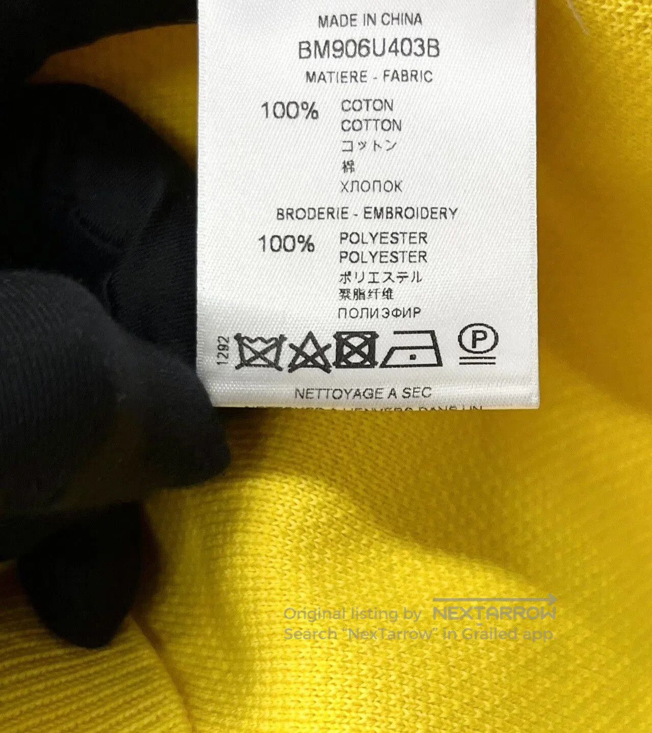 Givenchy givenchy yellow embroidered logo knit sweater. Size US M / EU 48-50 / 2 - 3 Thumbnail