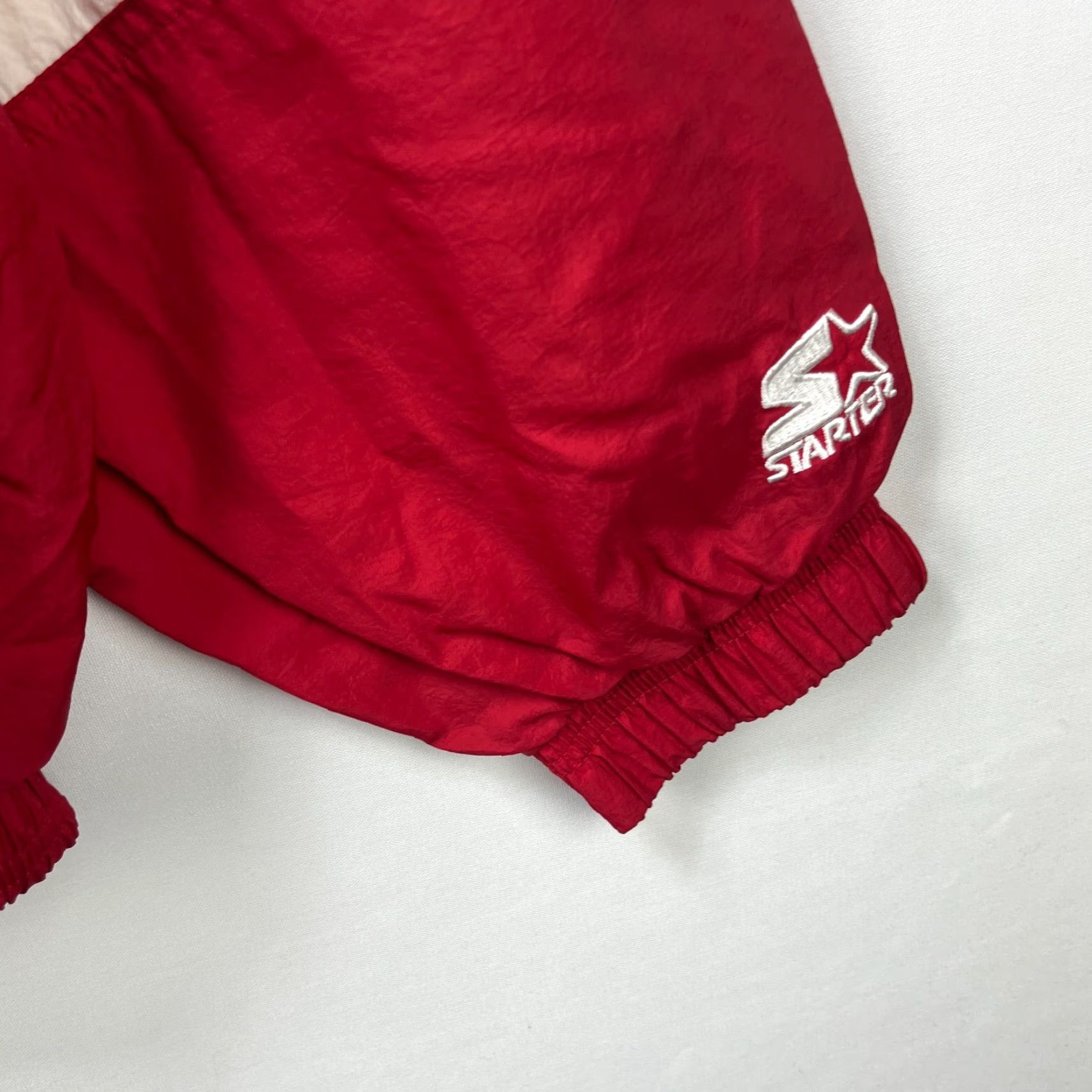 Starter VINTAGE Starter Windbreaker Jacket 2XL Mens Red Size US XXL / EU 58 / 5 - 7 Thumbnail