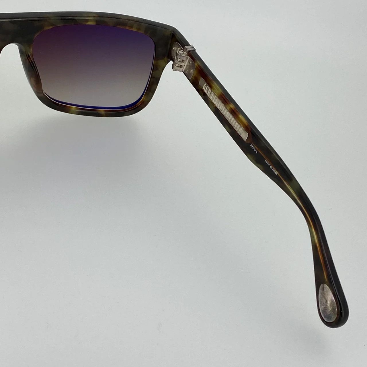 Ann Demeulemeester Ann Demeulemeester Sunglasses Flat Top Black and Brown Size ONE SIZE - 8 Thumbnail
