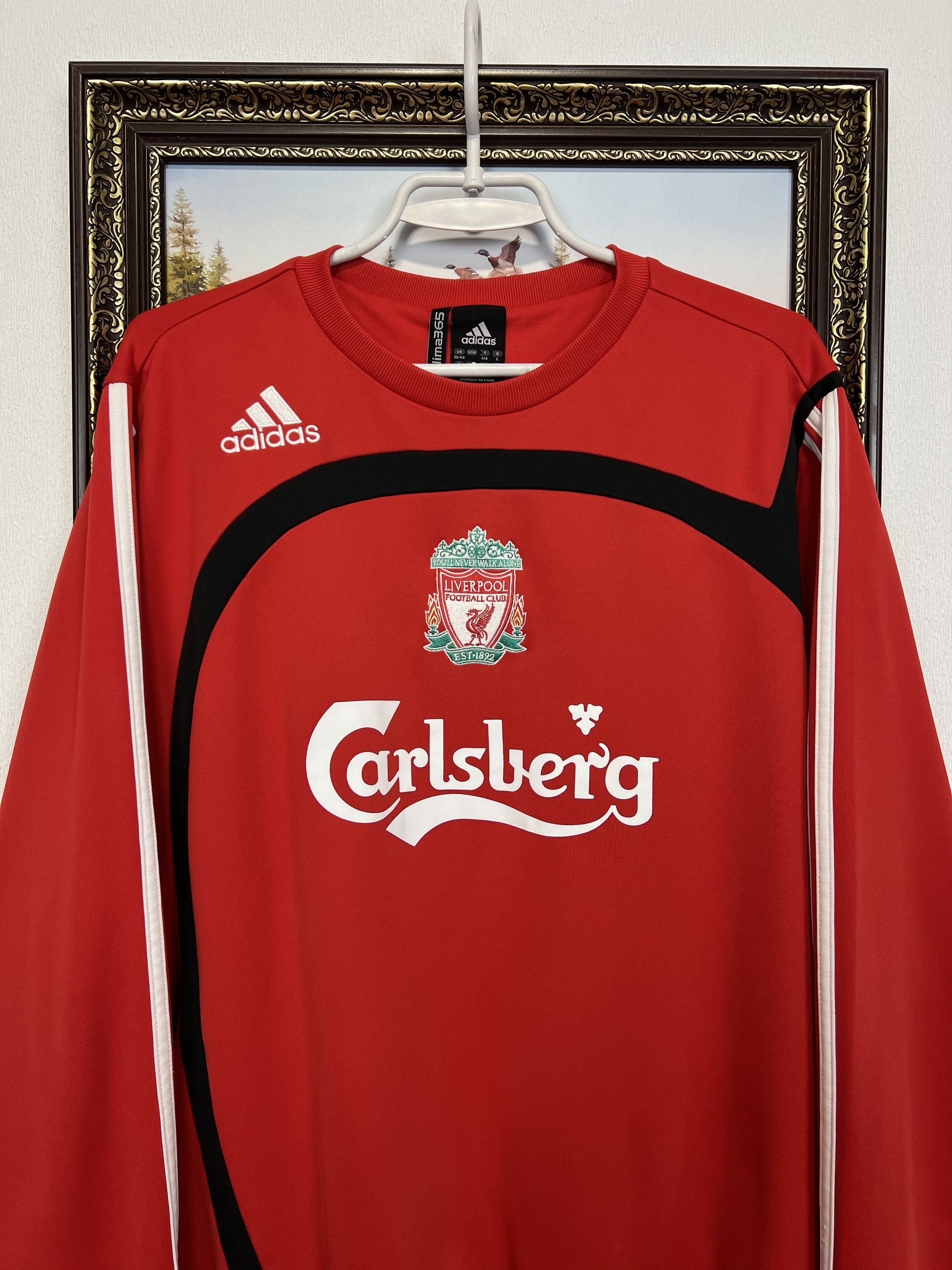 Adidas Liverpool Football Sweatshirt Track Top Crewneck Rare Size US M / EU 48-50 / 2 - 2 Thumbnail