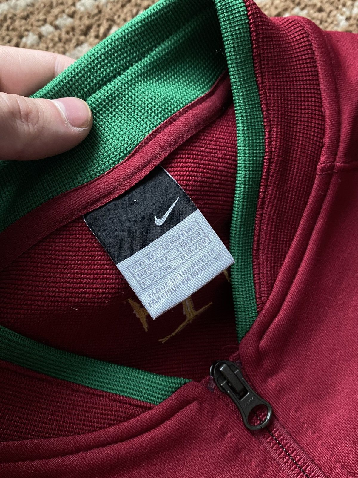 Nike Vintage Nike Portugal Track Jacket Ronaldo Size US XL / EU 56 / 4 - 5 Thumbnail