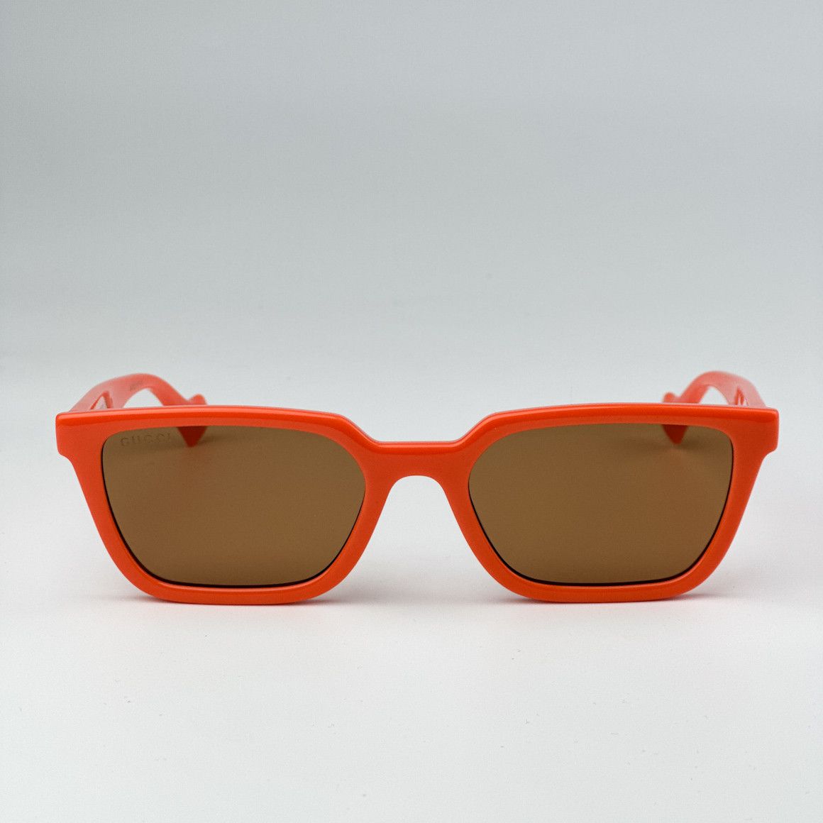 Gucci NEW Gucci GG1539S 004 Brown Unisex Rectangle Sunglasses Size ONE SIZE - 3 Thumbnail