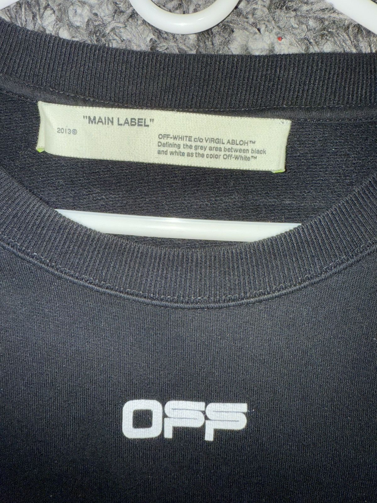 Off-White Off-White Airport Tape “CABIN BAGGAGE” Sweatshirt Sz XL Size US XL / EU 56 / 4 - 2 Thumbnail