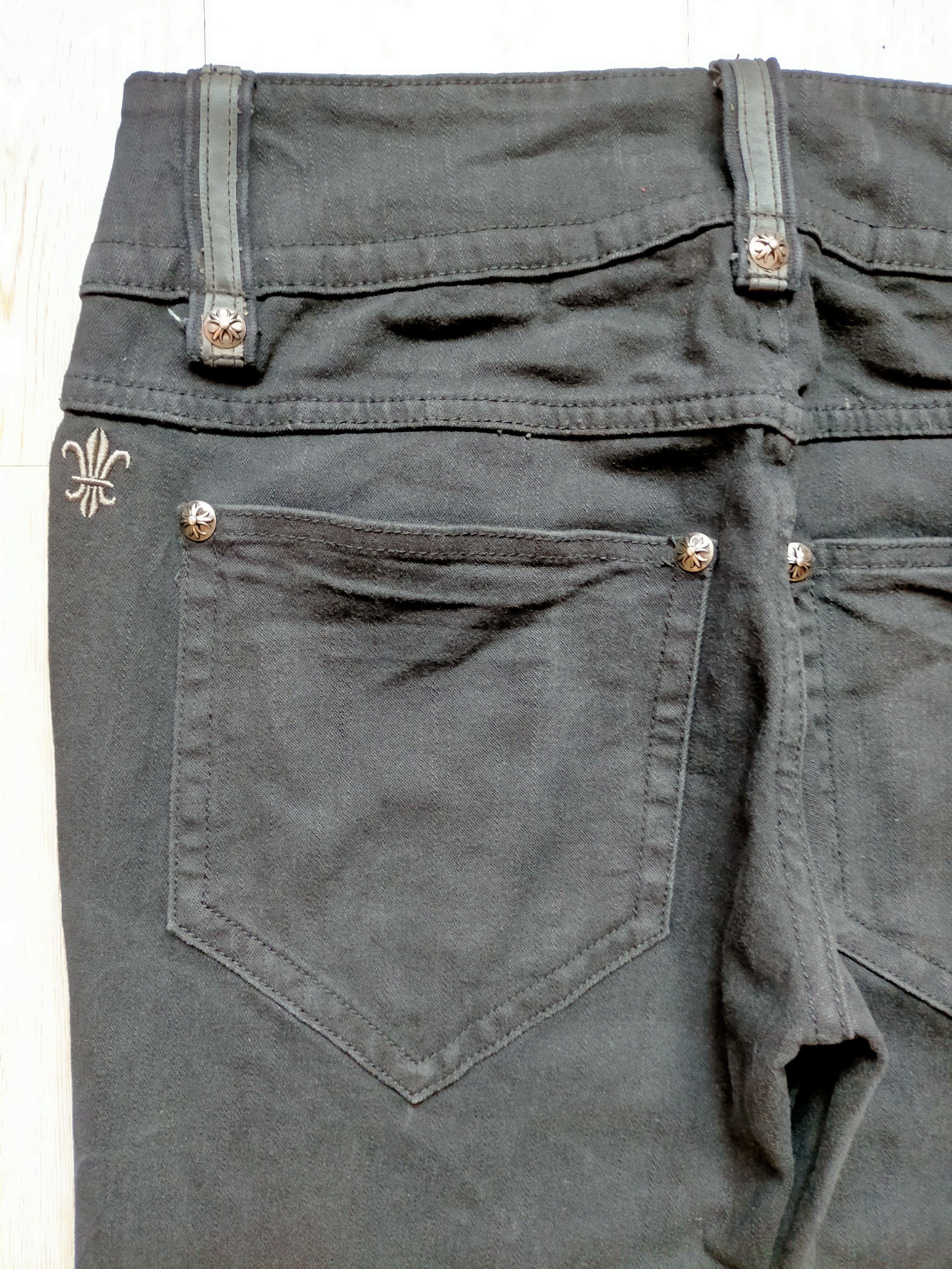 If Six Was Nine Flare Jeans Cook Jeans Chrome Hearts Style Boot cut Black Size US 30 / EU 46 - 13 Thumbnail