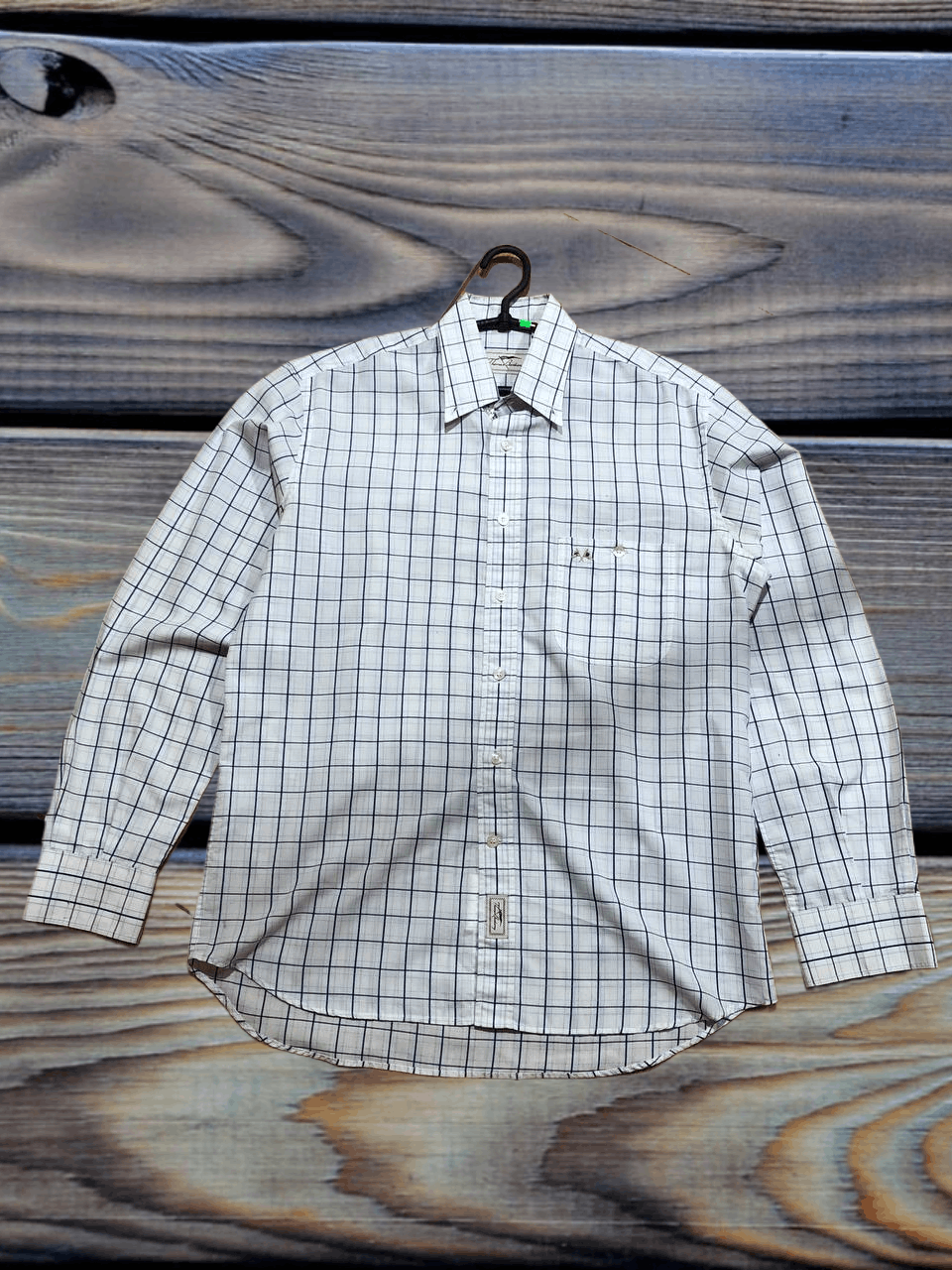 Burberry Vintage Thomas Burberry Checked Classic Long Sleeve Shirt Size US M / EU 48-50 / 2 - 1 Thumbnail