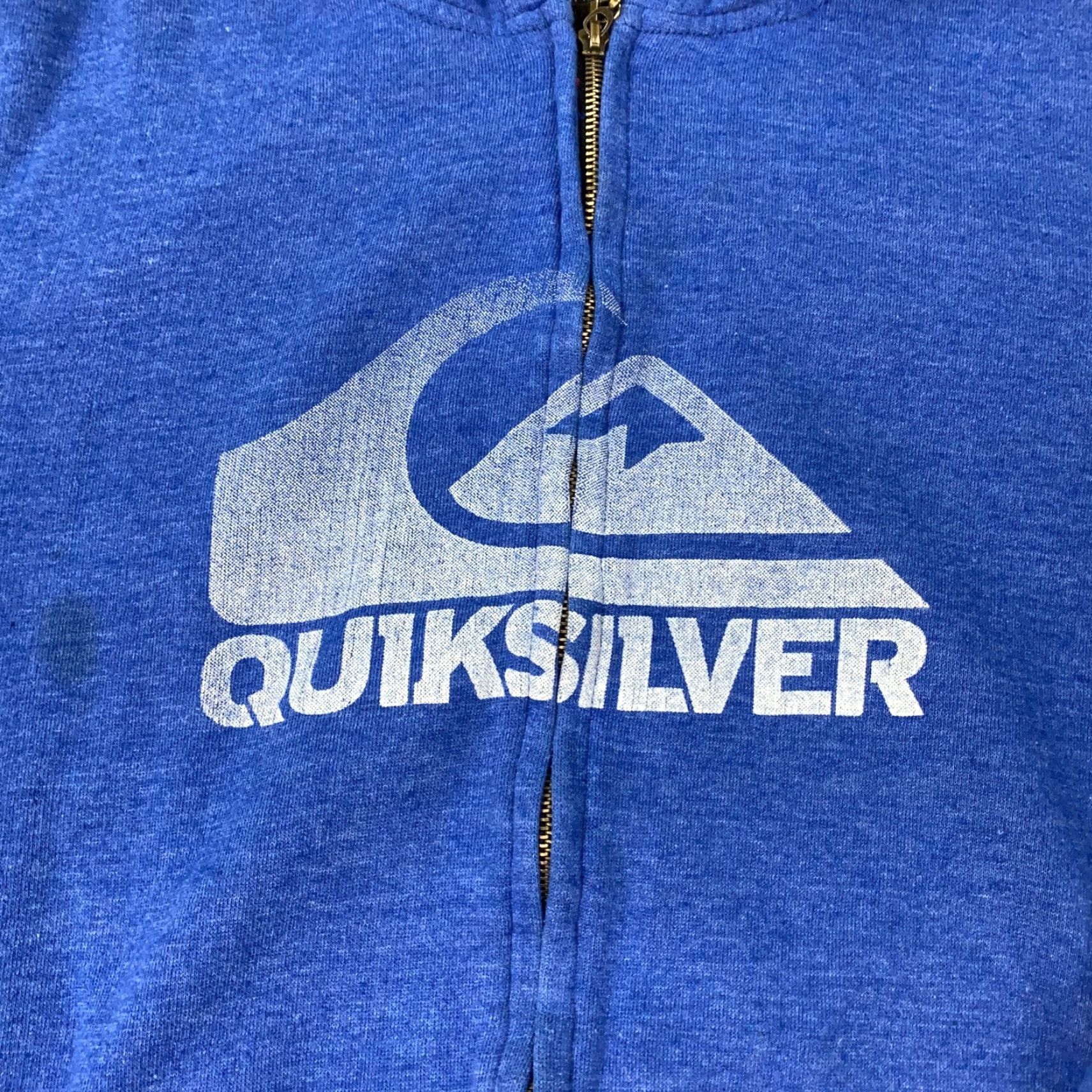 Quiksilver VINTAGE Quiksilver Hoodie Main Zip Blue XL Mens Regular Sweatshirt Graphic Print Logo 80s 90s Grunge Surf Skater Streetwear Size US XL / EU 56 / 4 - 2 Thumbnail