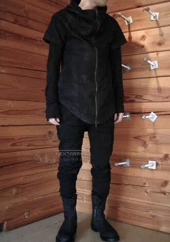 Julius Julius 7 Black Short Sleeve Hooded Jacket. Size US M / EU 48-50 / 2 - 9 Thumbnail