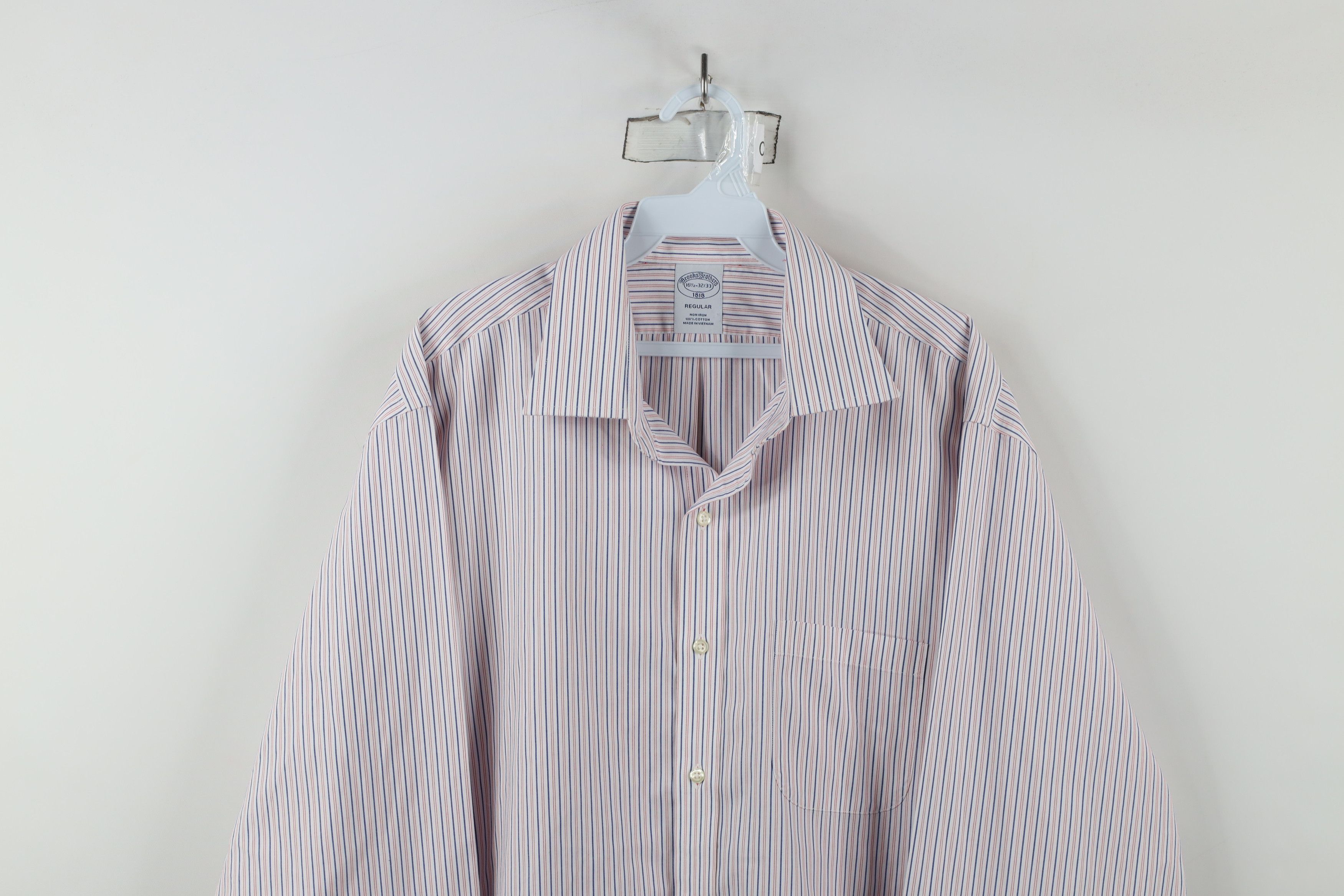 Brooks Brothers × Vintage Vintage Brooks Brothers Non Iron Collared Button Shirt Size US M / EU 48-50 / 2 - 2 Thumbnail