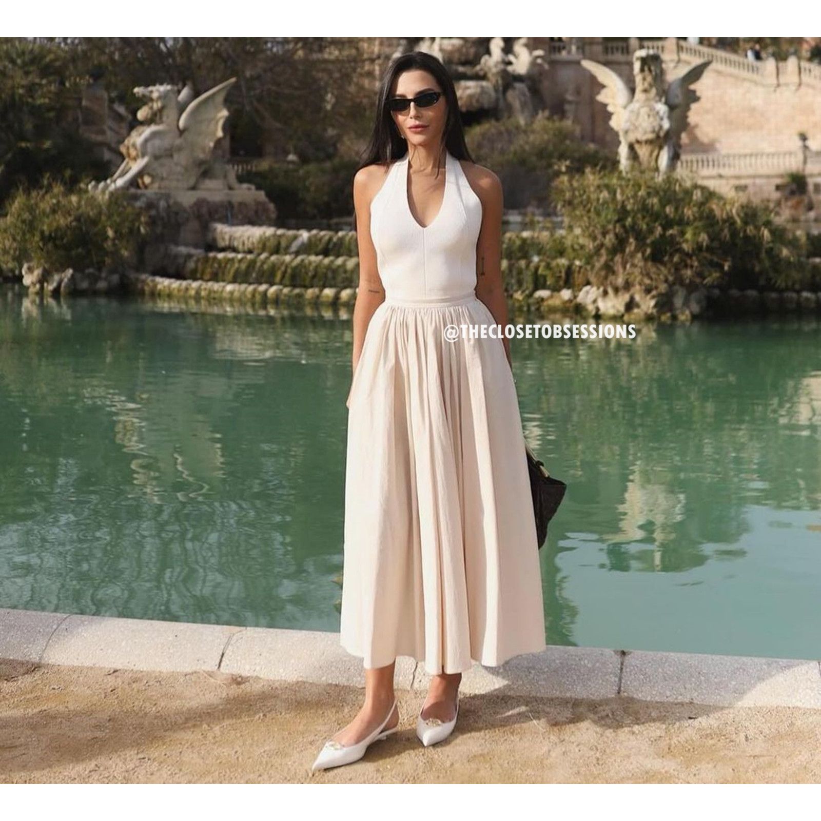 Zara ZARA BLOGGER FAVE!!! women's Ecru Voluminous Skirt NWT Size 30" / US 8 / IT 44 - 6 Thumbnail