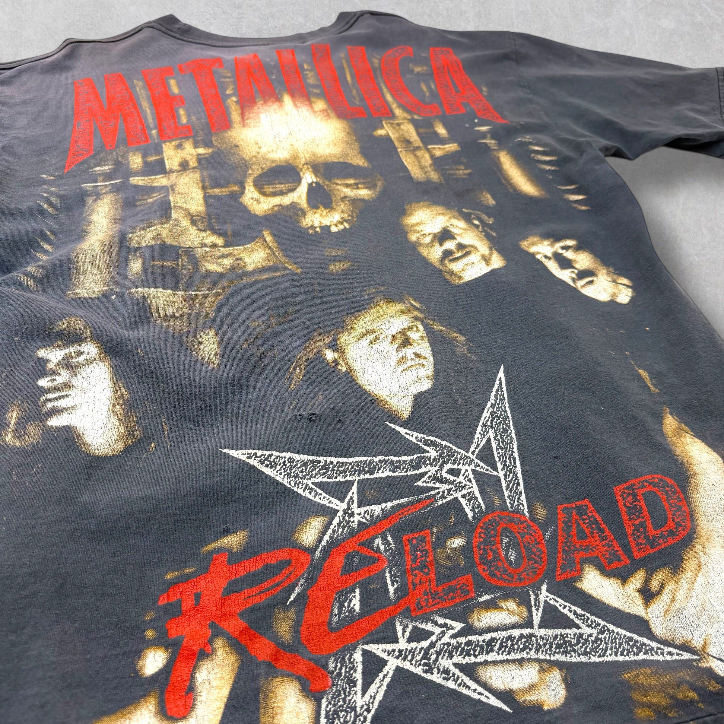 Vintage Vintage 90's Resurreccion Metallica Reload Tee XL Size US XL / EU 56 / 4 - 6 Thumbnail
