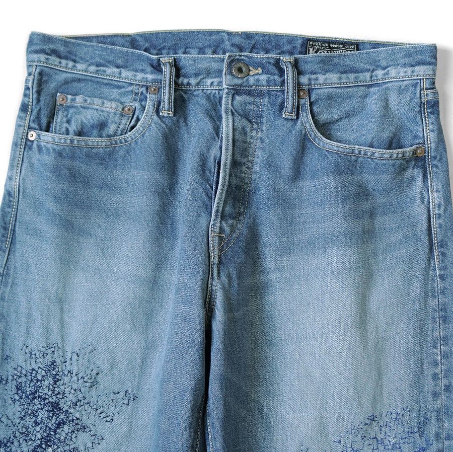 Kapital KAPITAL 14oz indigo denim pants monkey cisco jeans 3year 36 Size US 36 / EU 52 - 10 Thumbnail