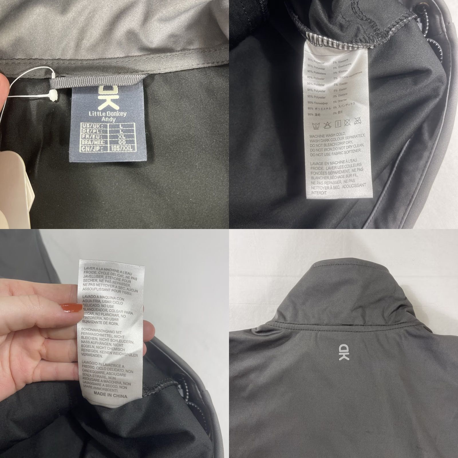 Vintage Nike Shirt Little Donkey Andy Vest Gray L Breathable 4-Way Drytech Golf Windbreaker Men Size US L / EU 52-54 / 3 - 9 Thumbnail