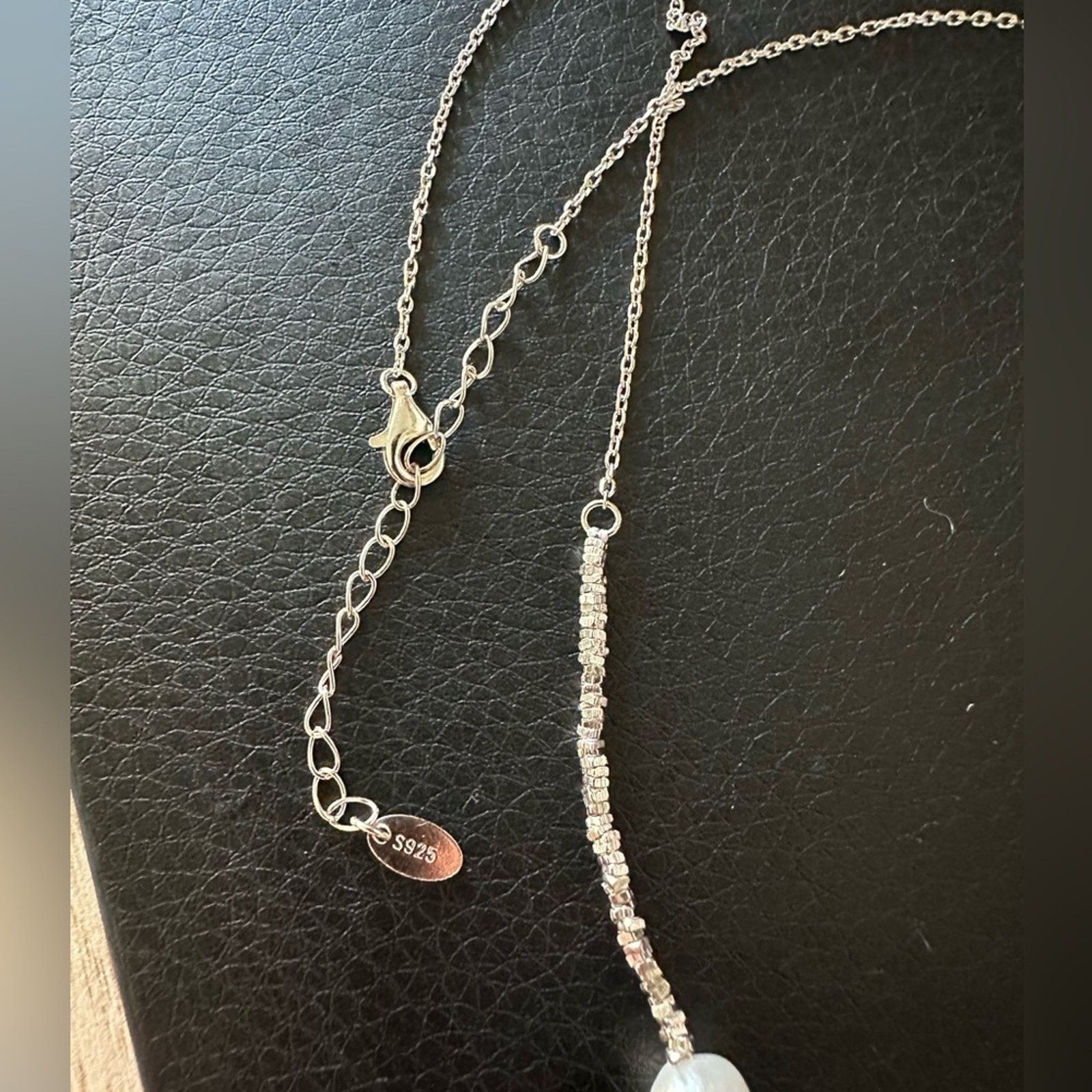 Other NEW Sterling Silver Freshwater Pearl Collarbone Chain - $129 Size ONE SIZE - 5 Thumbnail