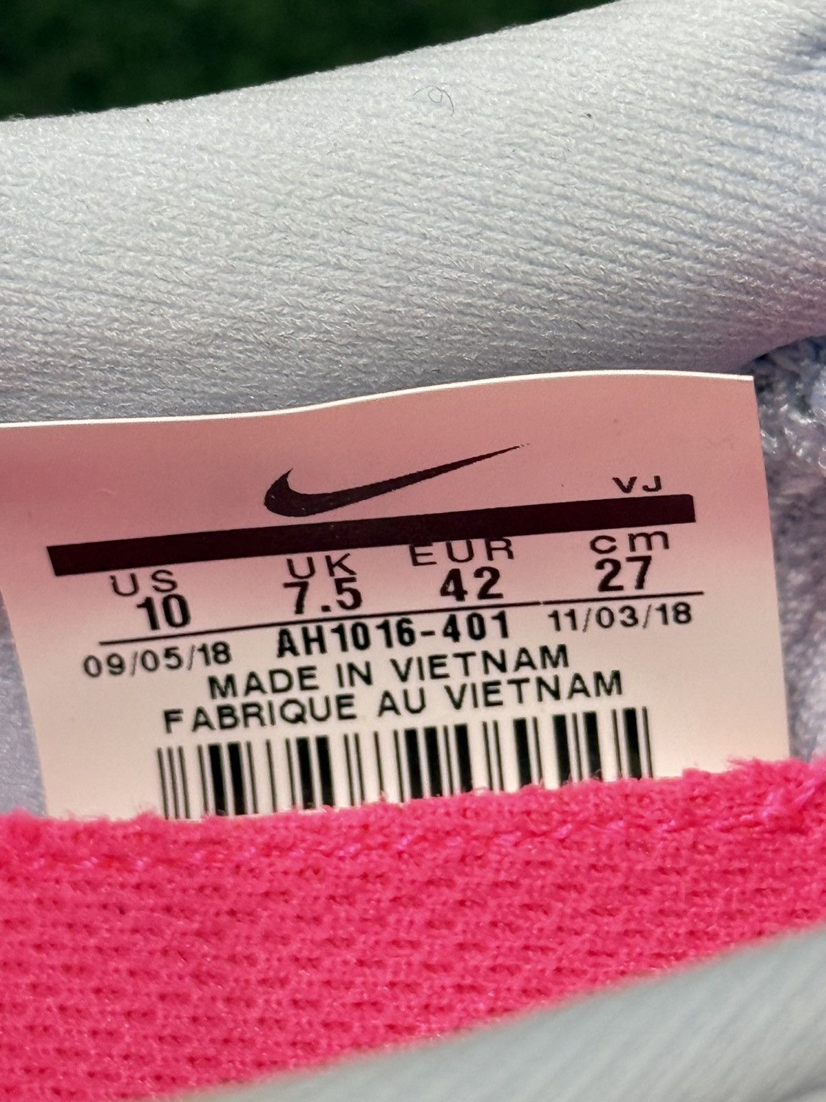 Nike Nike Odyssey React 2 Flyknit Hydrogen Blue White AH1016-401 Size US 10 / IT 40 - 8 Thumbnail