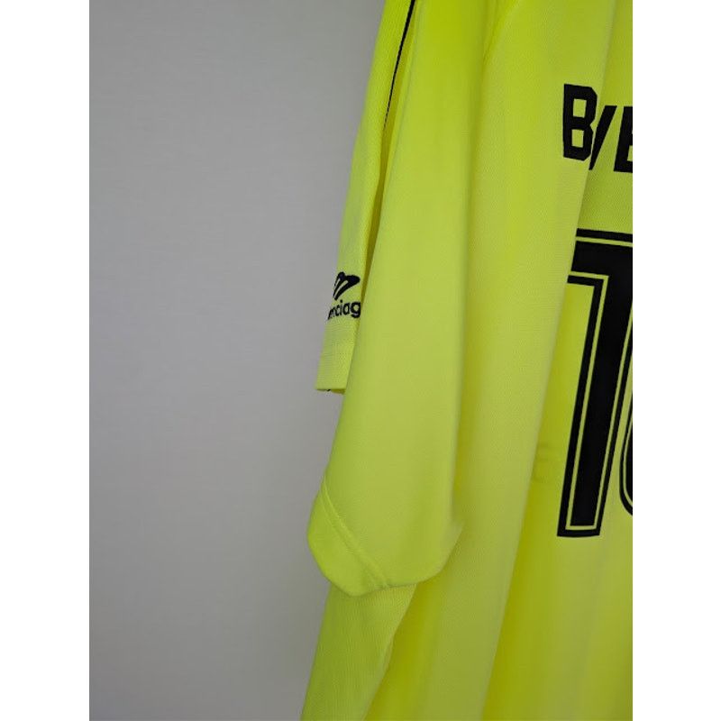 Balenciaga o1rshd1 Soccer Fluo Burly Hi Technical Jersey T-Shirt Yellow Size US XXL / EU 58 / 5 - 14 Thumbnail